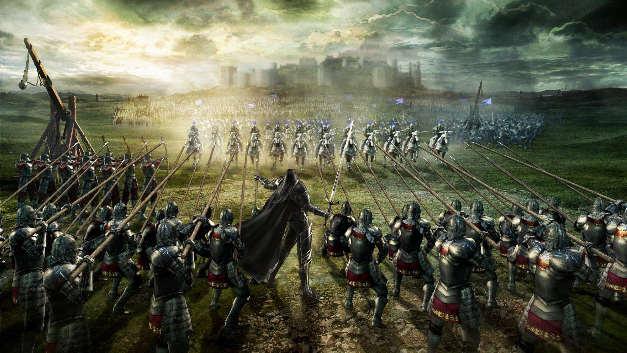 guerra de guerra medieval ii - jogo popular HD Wallpaper