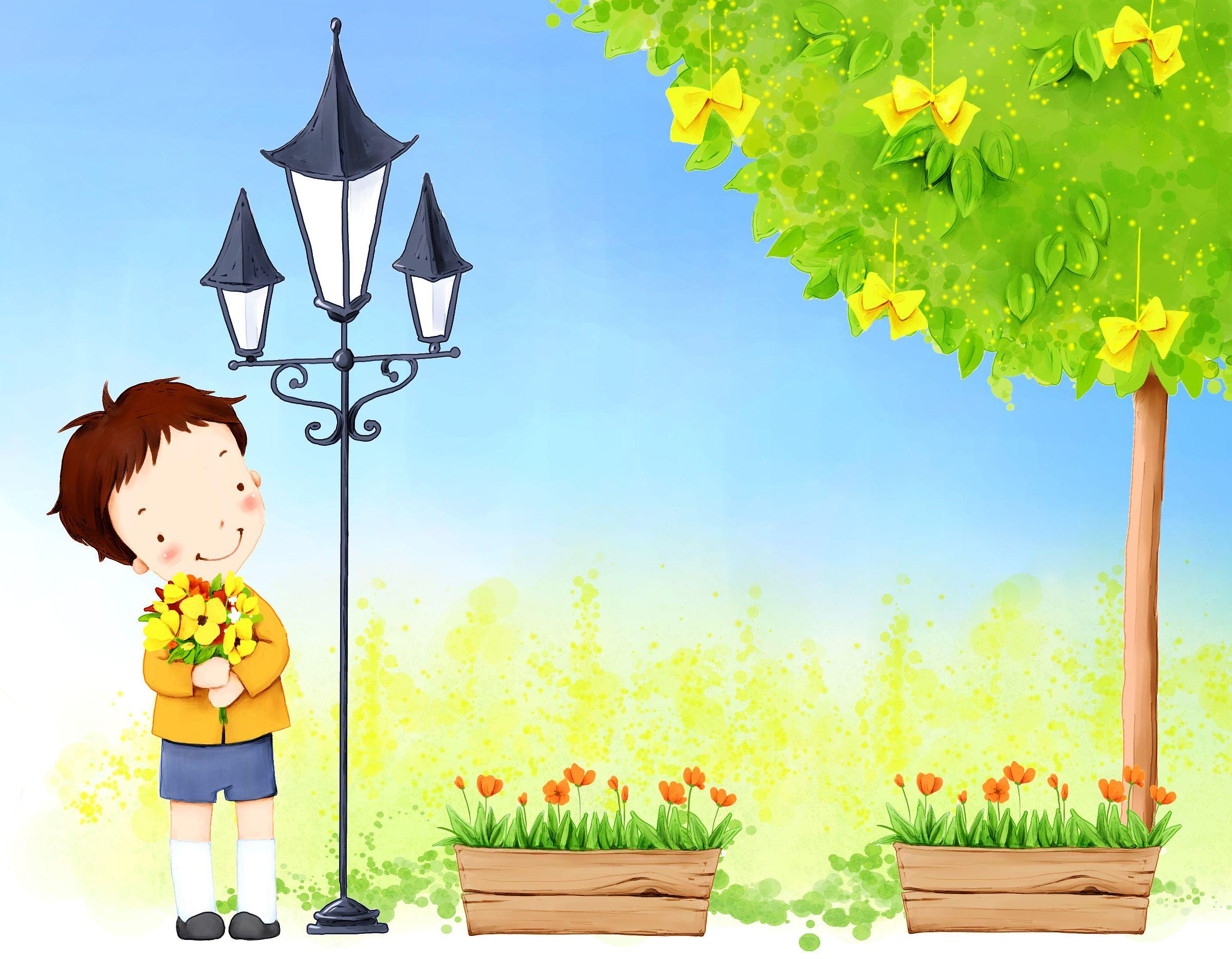 Free PSD Cartoon Background in Different Art Styles
