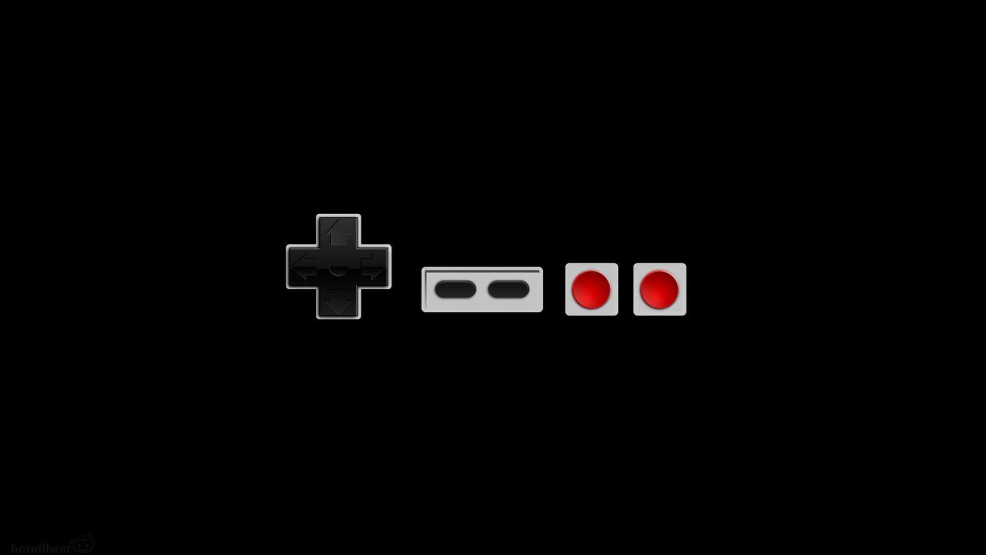 Nintendo, video games, black background, NES wallpaper