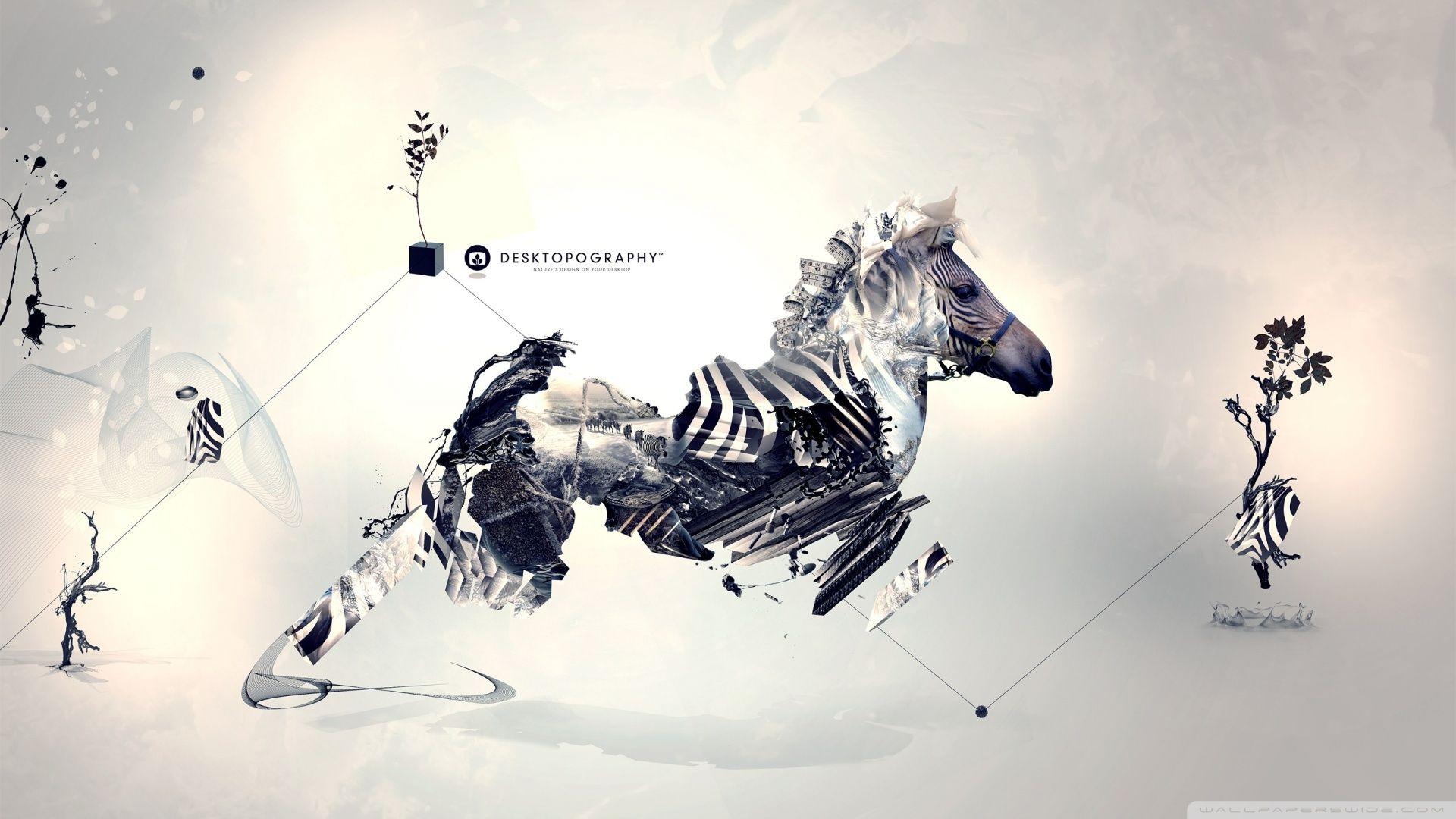 Aurrealism Art Zebra ❤ 4K HD Desktop Wallpaper for 4K Ultra HD TV