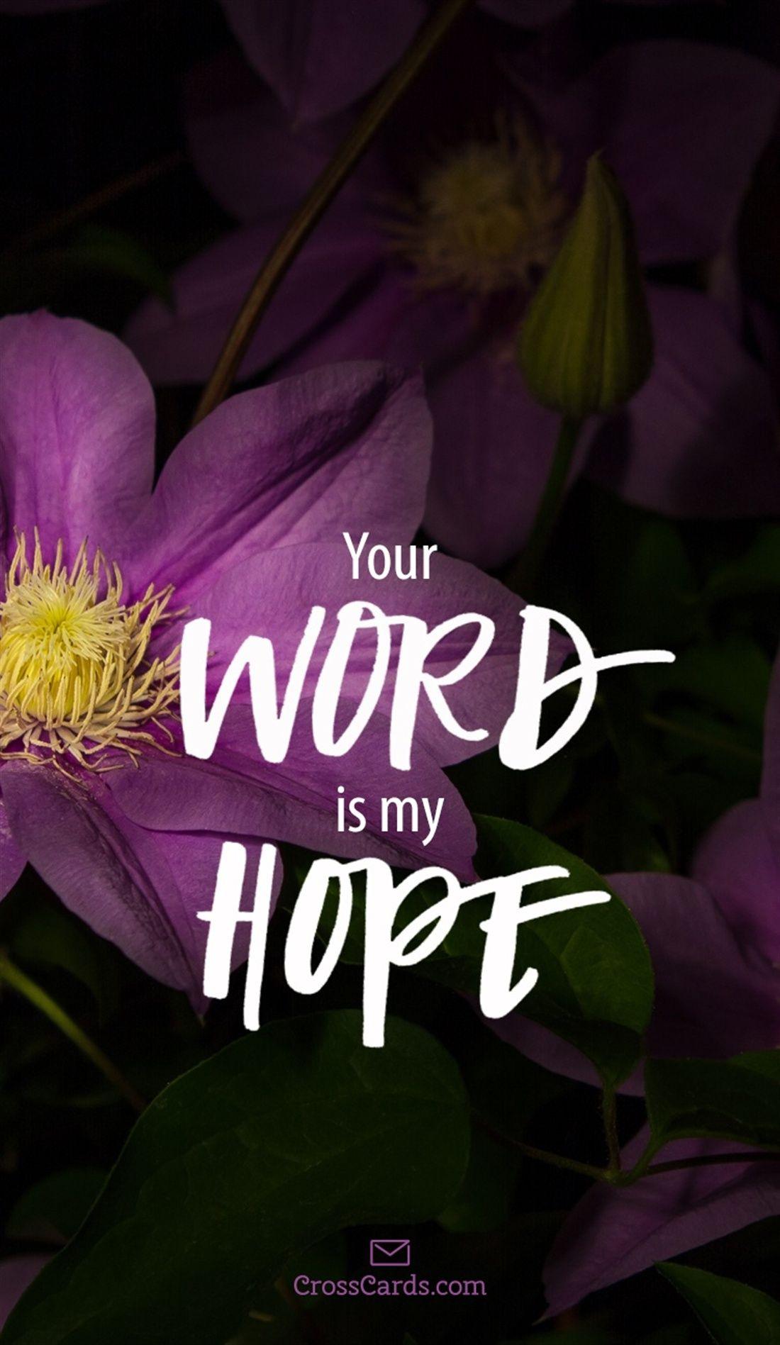 Your Word is My Hope Wallpaper and Mobile Background