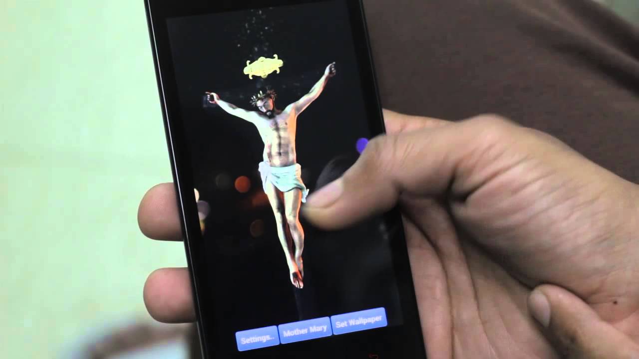 3D Jesus Christ Live Wallpaper, Animated Mobile App