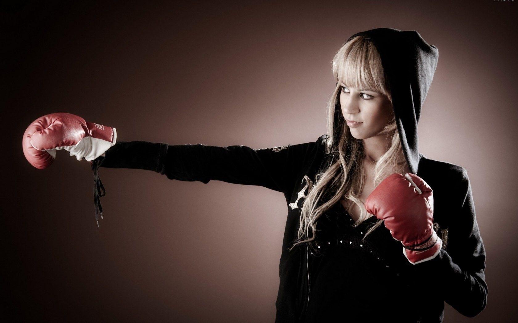 blondes, women, boxing, boxing gloves wallpaper