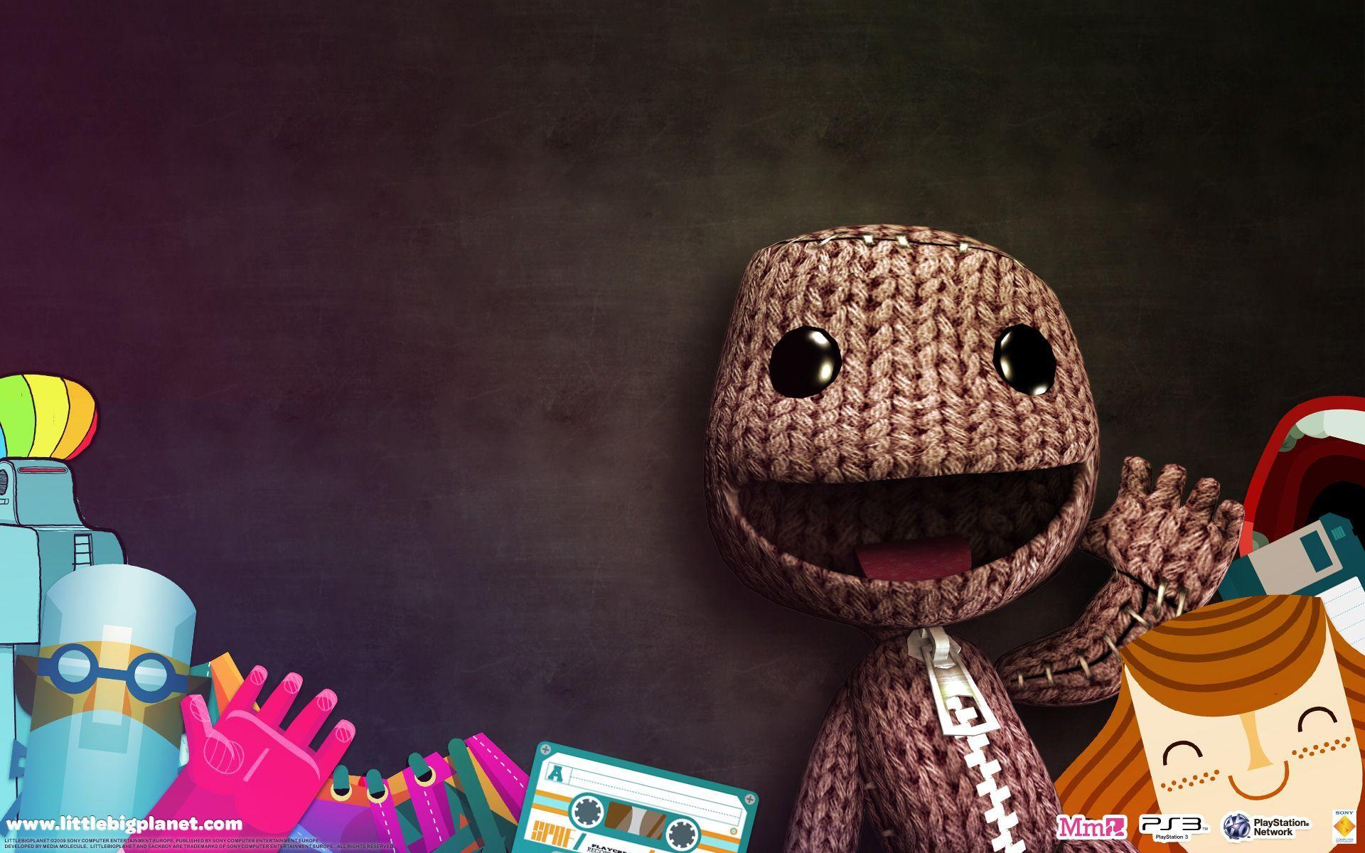 LittleBigPlanet 2 Sackboy BETA Wallpaper. Who wants to play Video