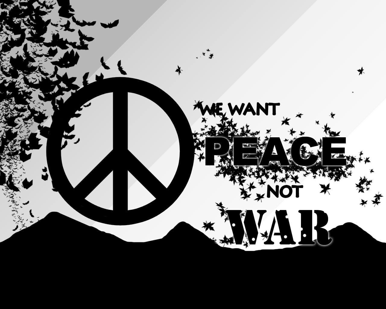 World Peace Wallpaper Desktop Background. Peace