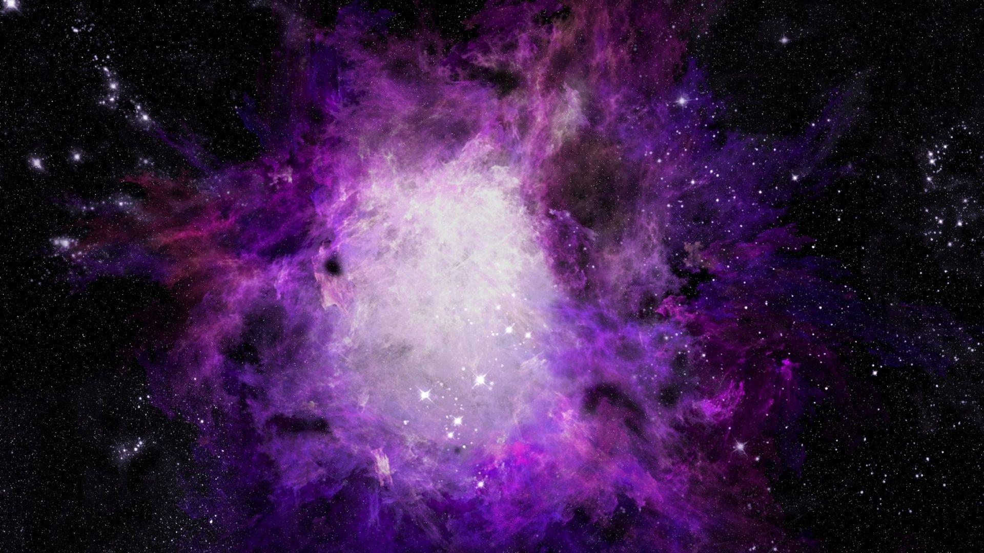 Free Purple Galaxy Picture