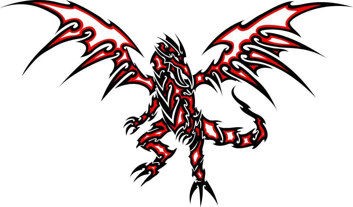 Red Eyes Black Dragon Tattoo. Tattoo