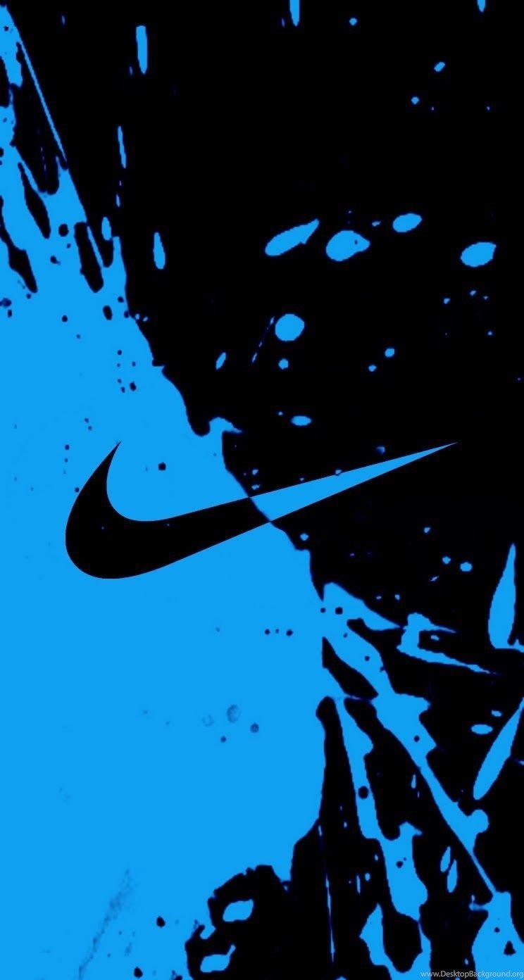 Download Gambar Wallpaper Black Blue Nike terbaru 2020