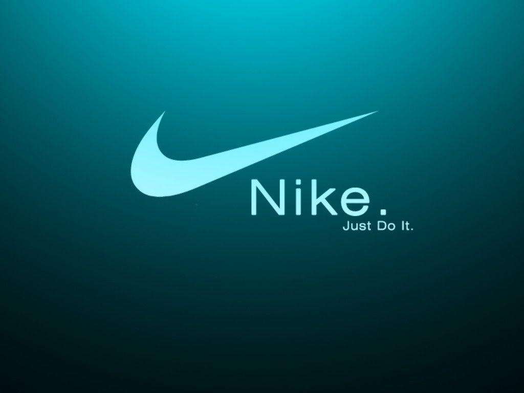 Logos, Nike, Famous Sports Brand, Blue Background, Just Do It