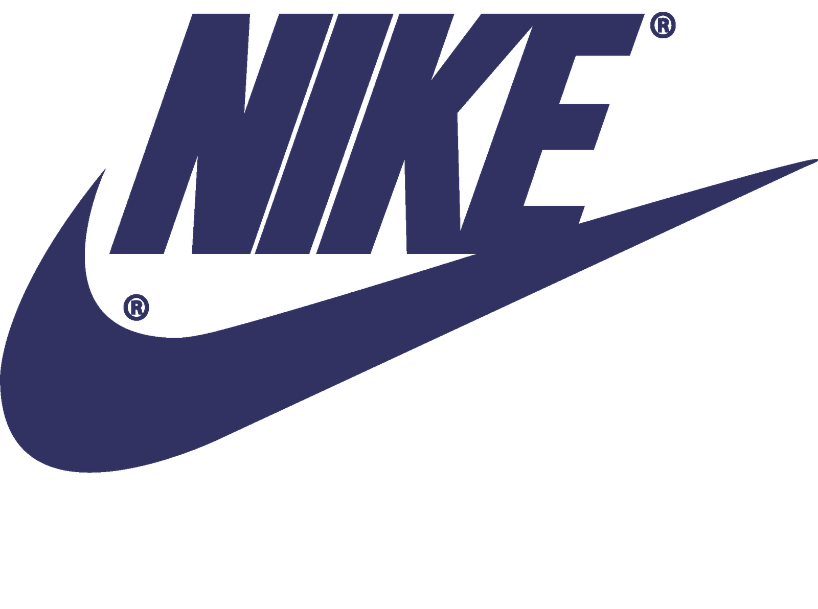 Nike Logo In Blue Backgrounds 