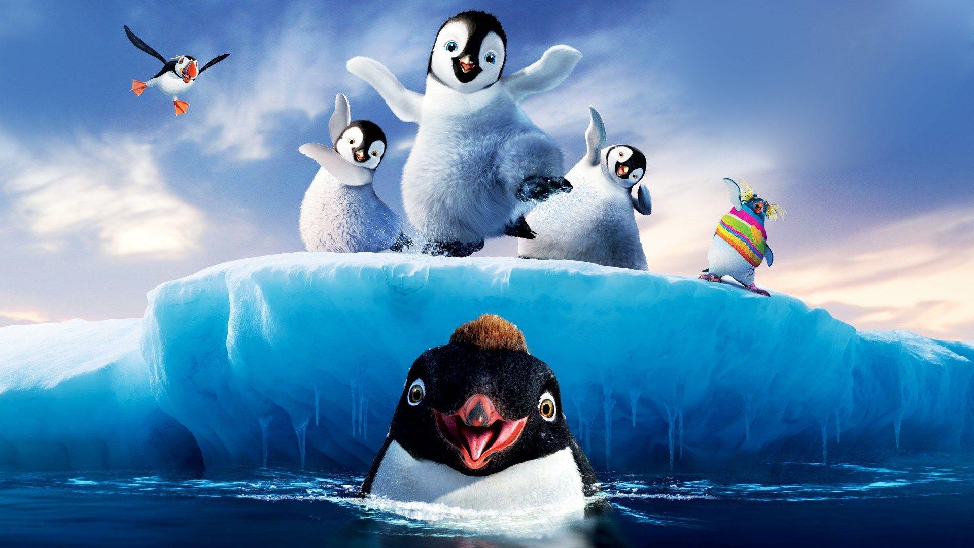 Cute 3D Penguins