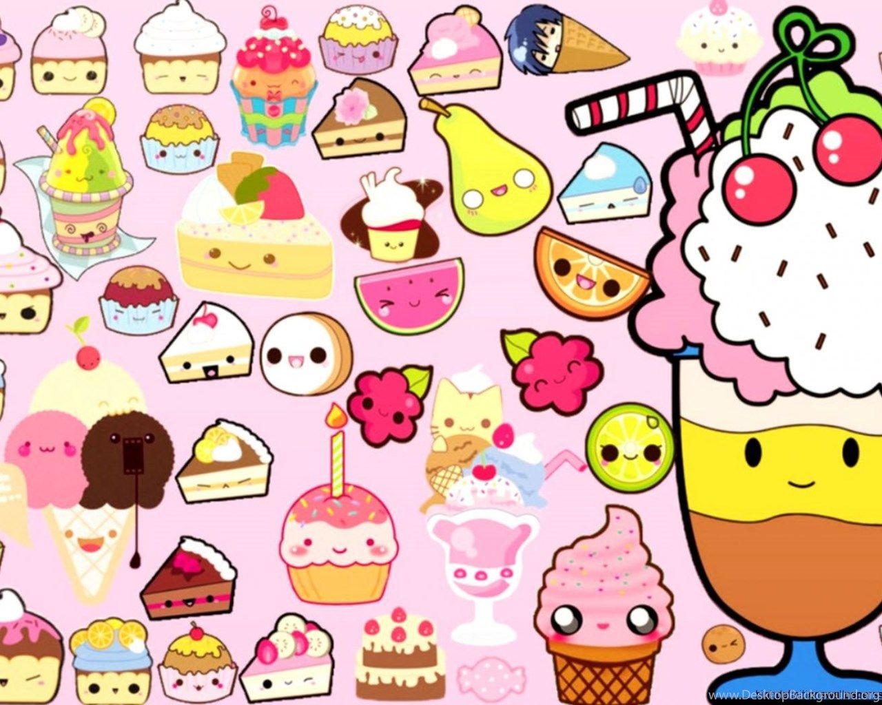 Cute Kawaii Artwork Wallpaper Desktop Background