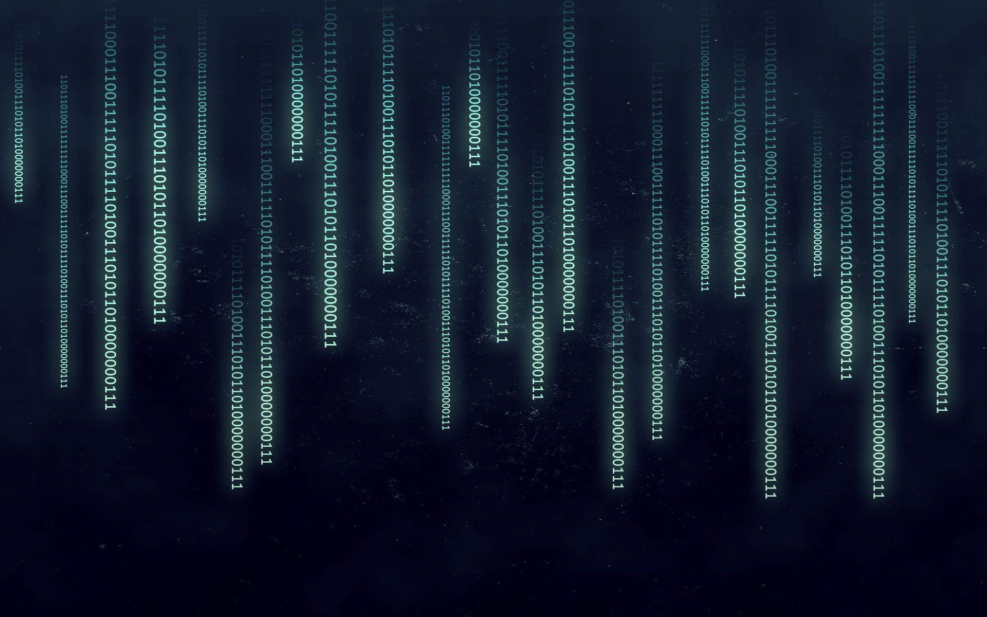 The Matrix, binary, abstract, minimalism HD wallpaper