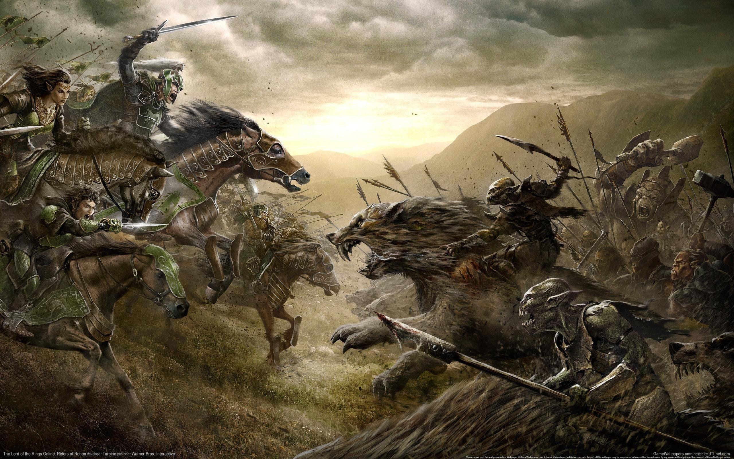 lord of the rings black riders wallpaper
