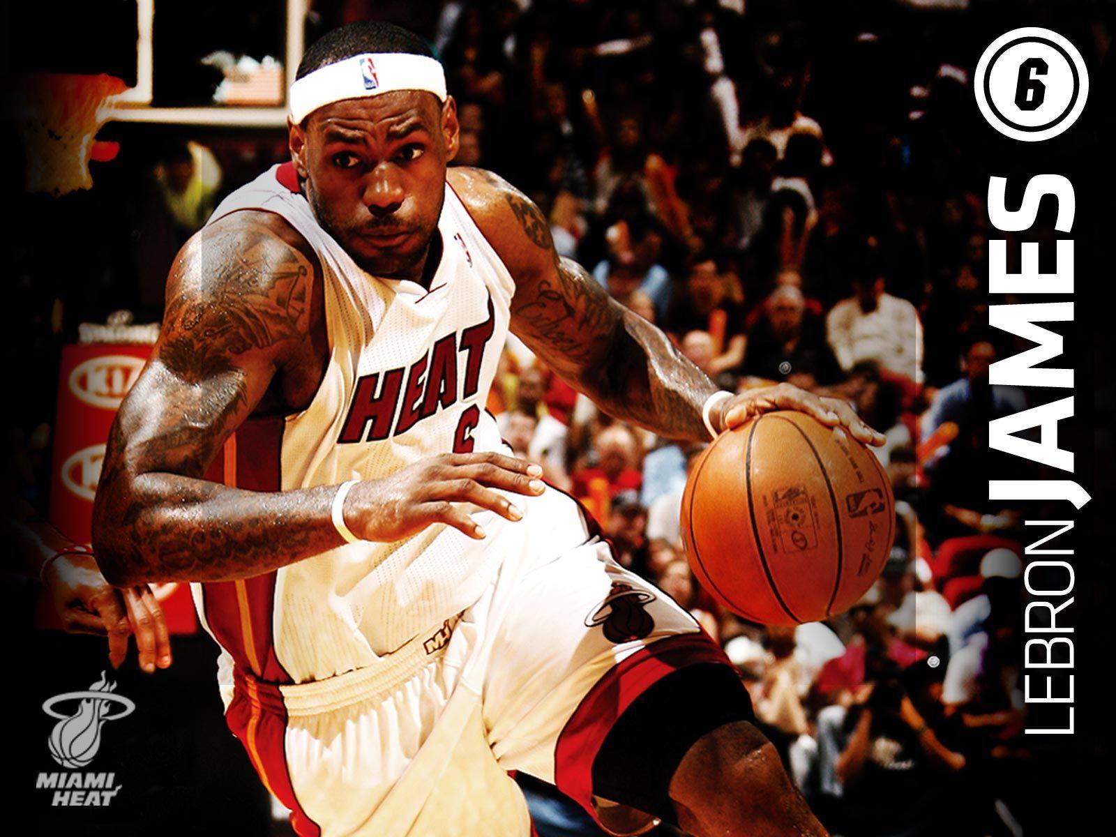 Lebron James Miami Heat To The Hoop HD Wallpaper. sports