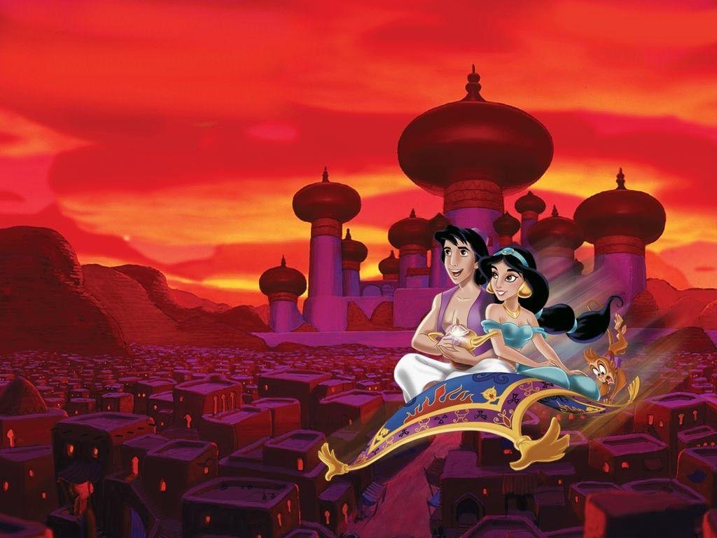 Aladdin and Jasmine Wallpaper for FB Cover