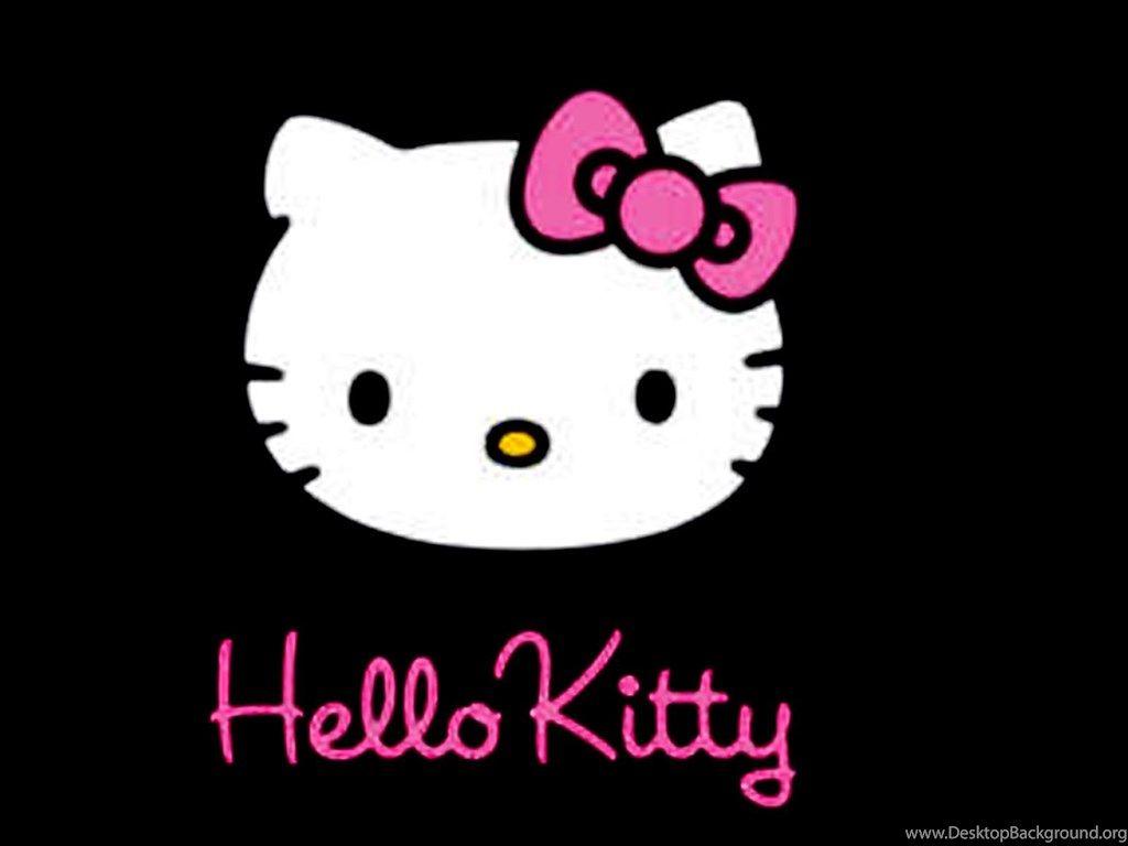 Hello Kitty Pink And Black Love Wallpaper For Android Desktop