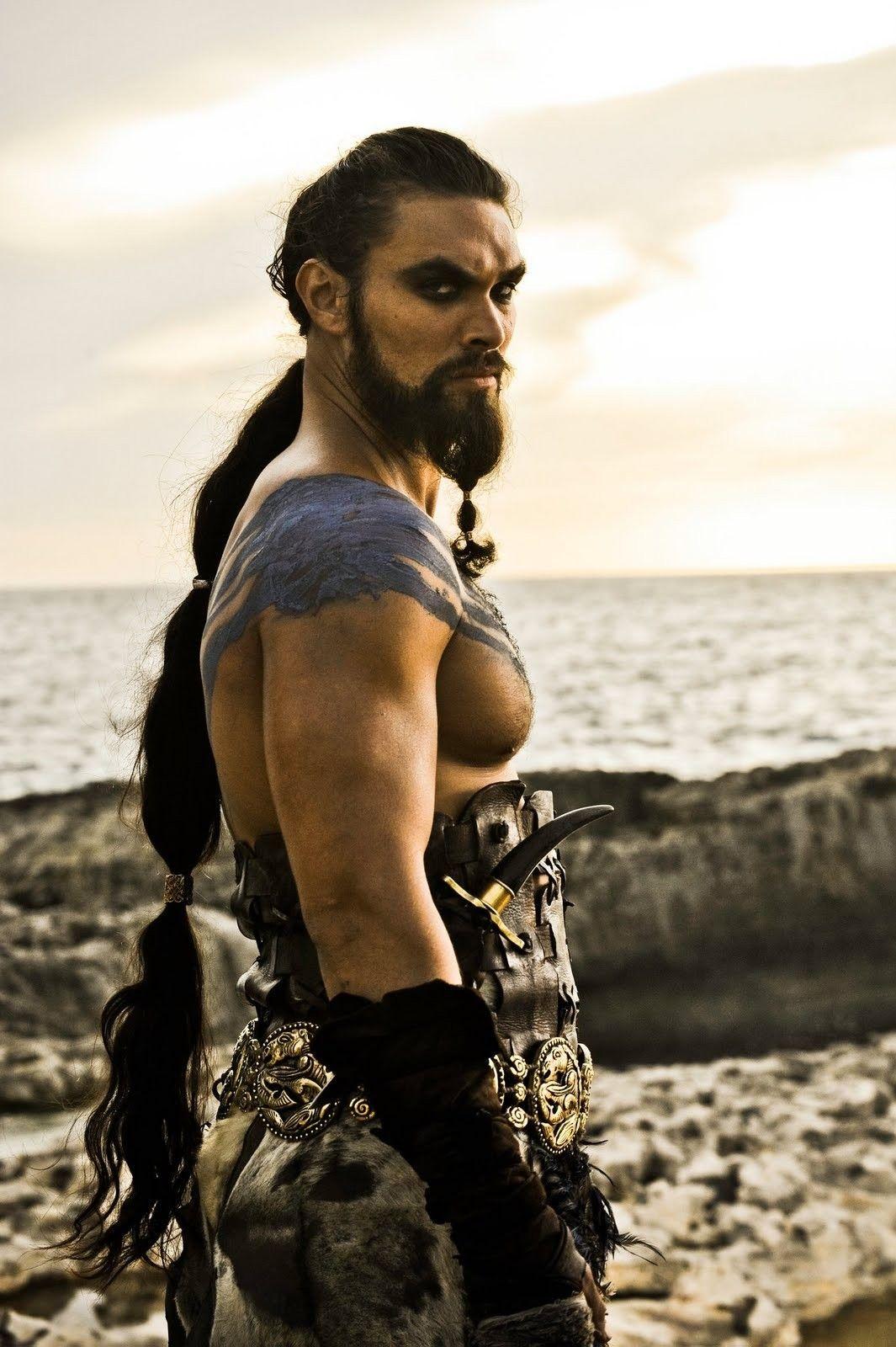 Khal Drogo of Thrones I'm pulling that ponytail