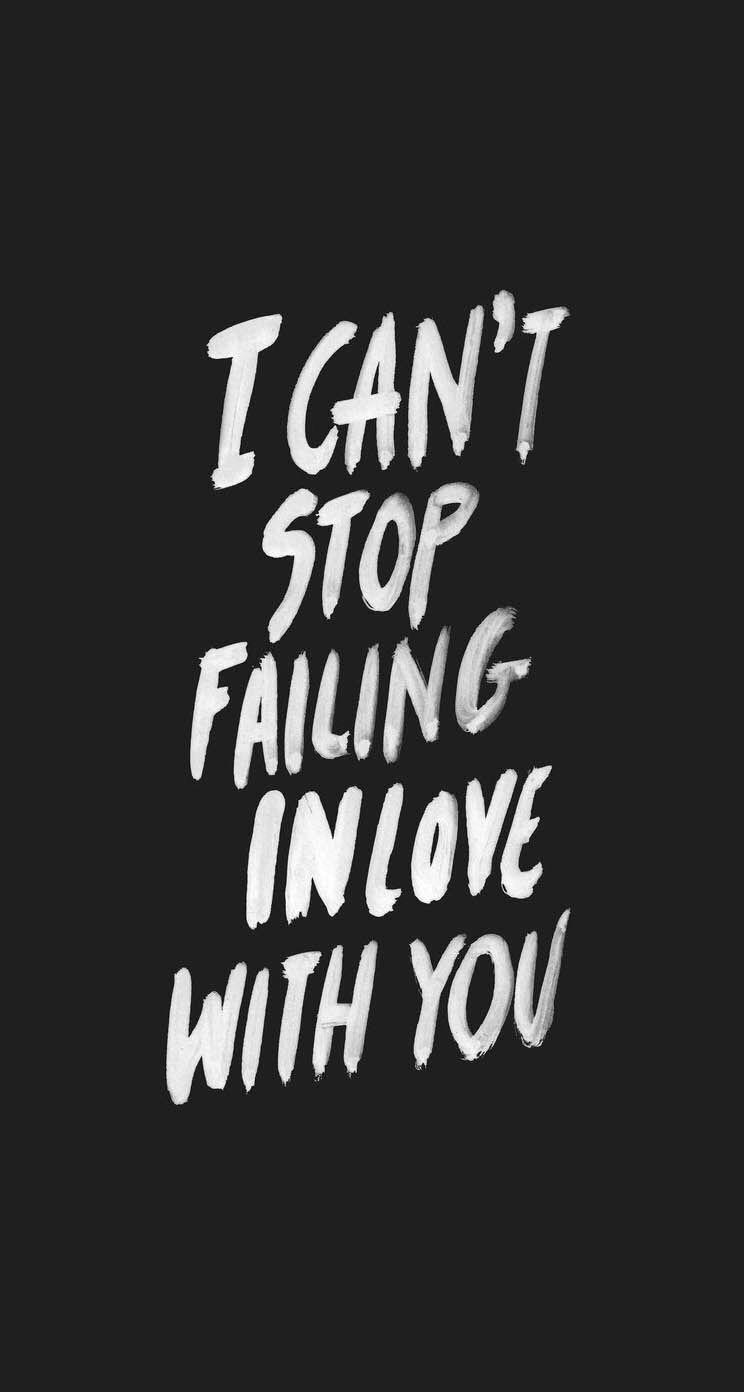 I can't stop falling in love with you. iOS 8 wallpaper