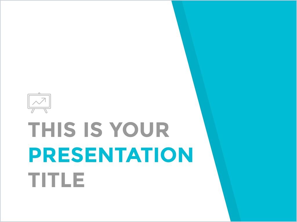 Free simple and professional Powerpoint or Google Slides theme