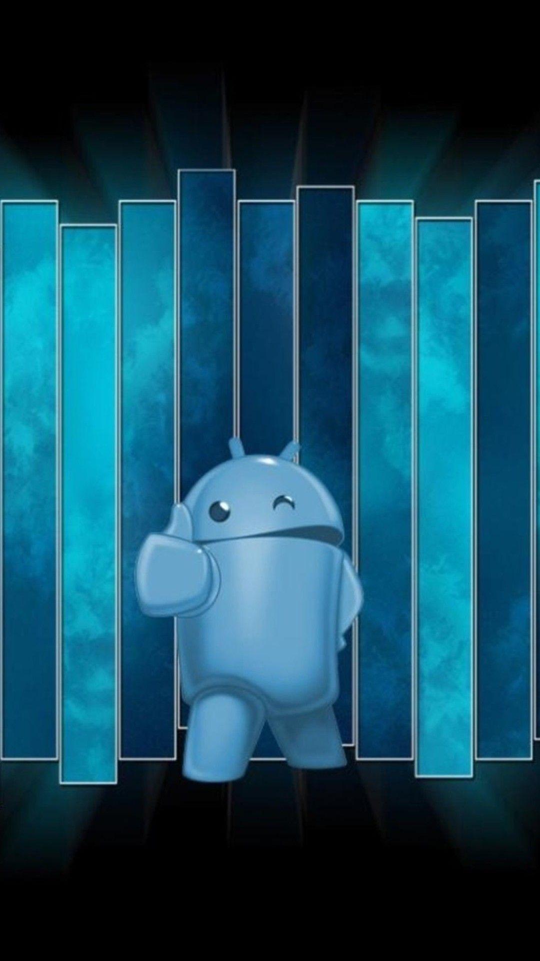 Android Thumbs Up Blue Smartphone Wallpaper HD ⋆ GetPhotos
