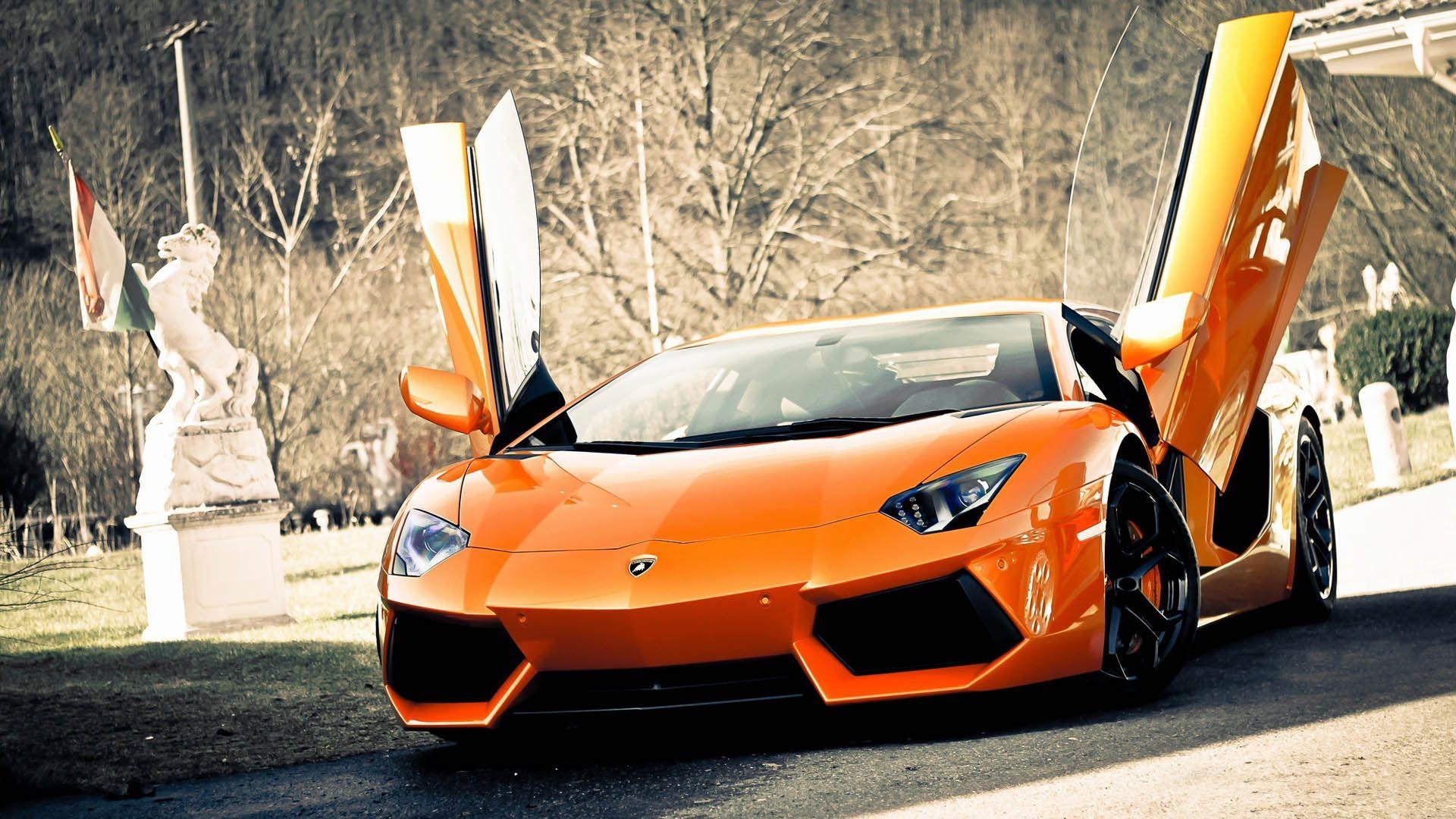Super Lamborghini Aventador Car Full HD Wallpaper
