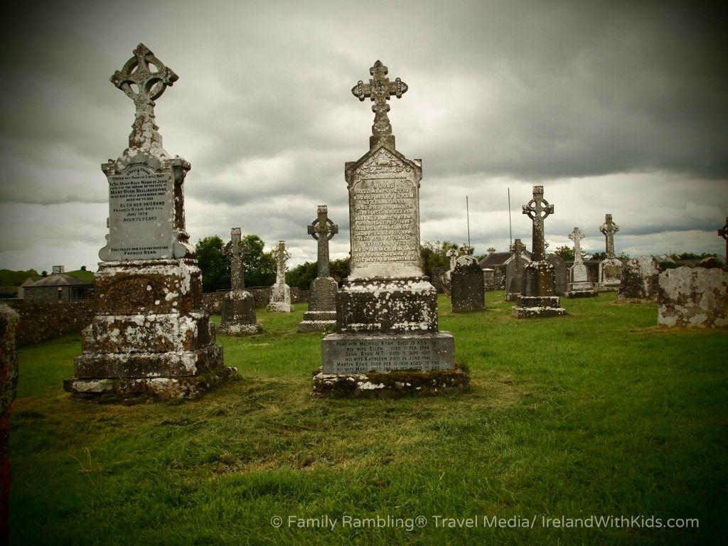 Celtic Crosses in Ireland Cemeteries