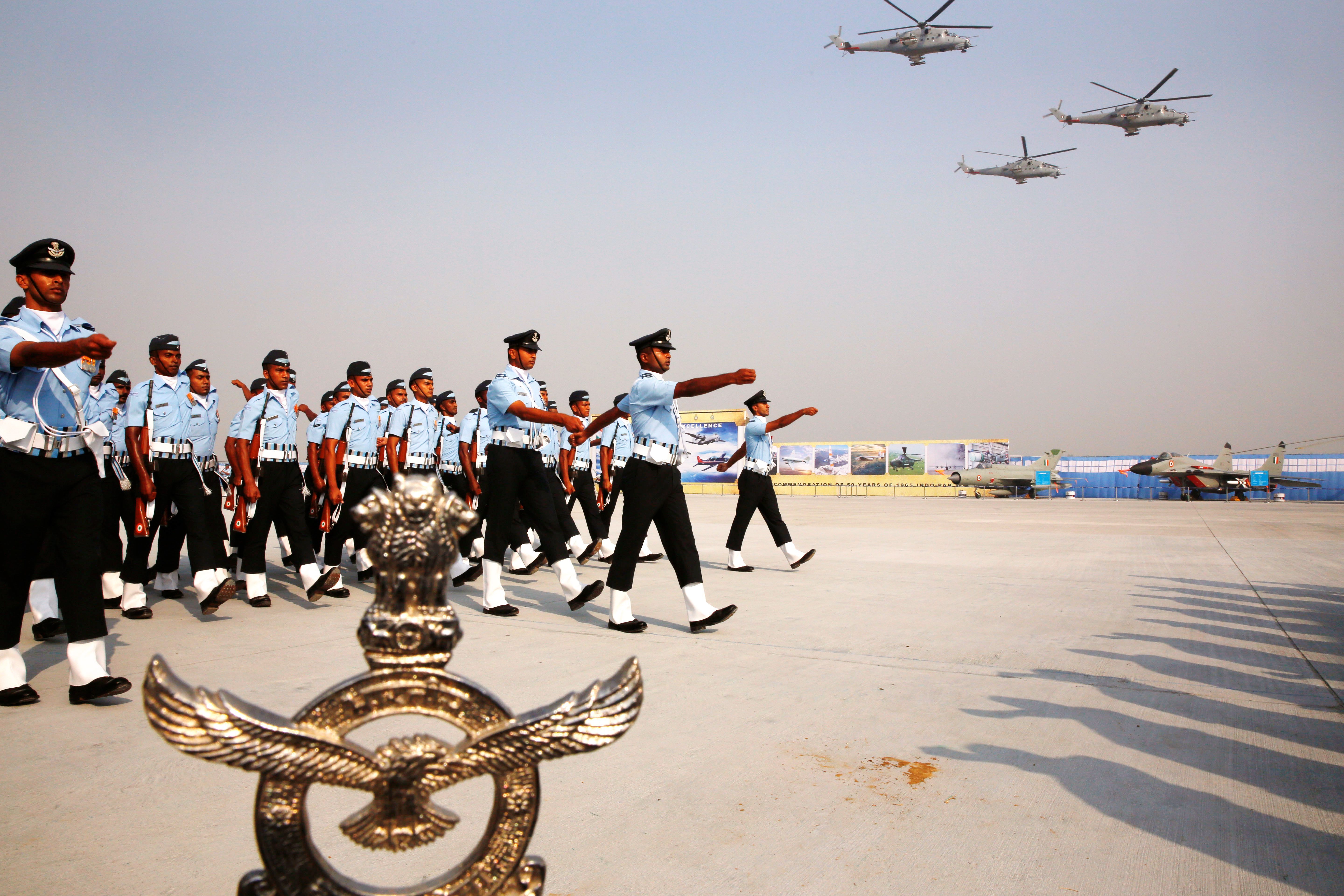 Spectacular picture of 83rd Indian Air Force Day celebrations