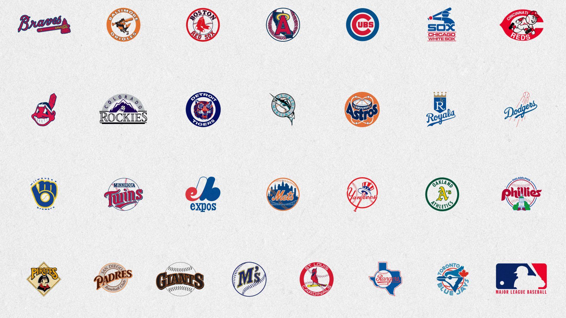 MLB logos HD Wallpaperx1080