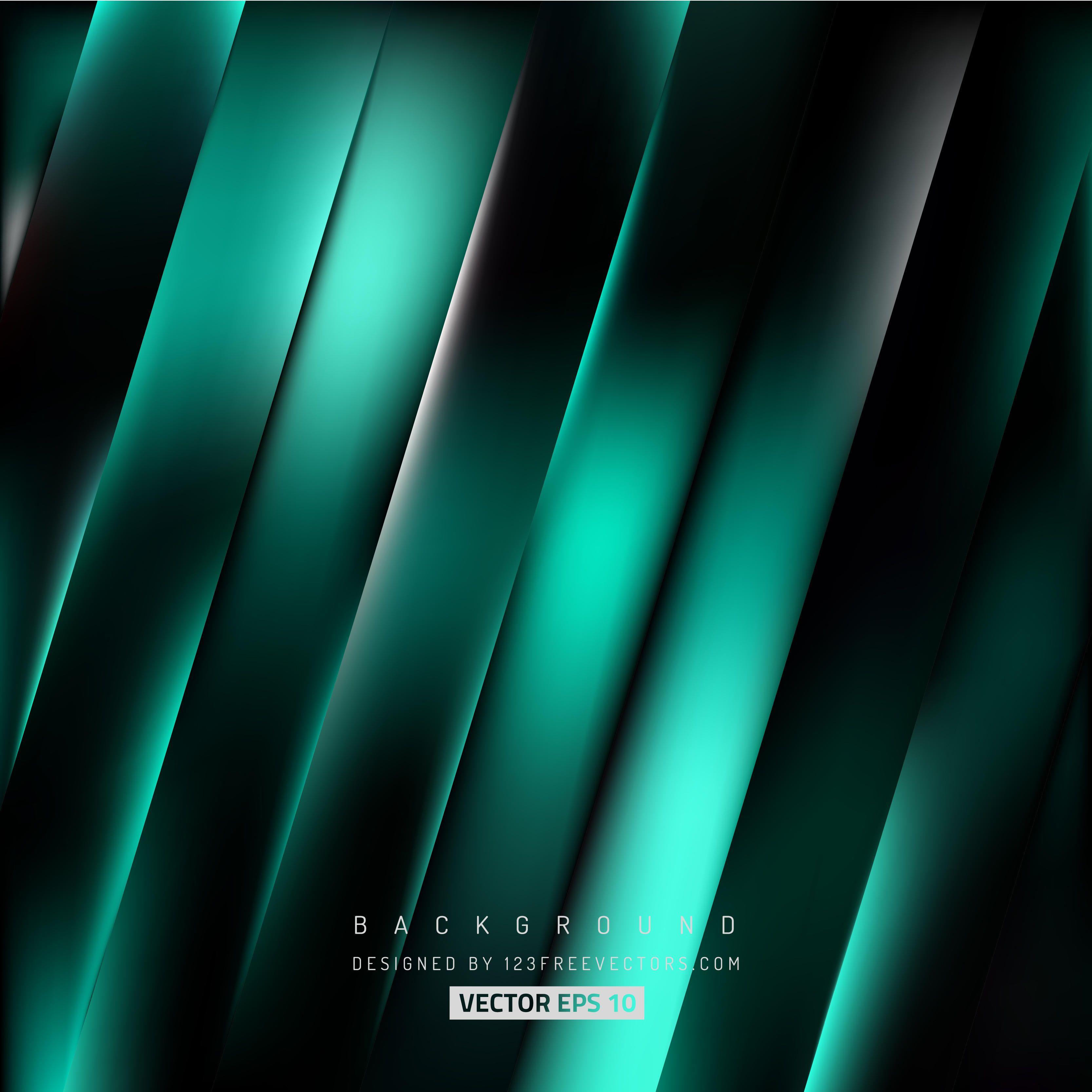 Black Turquoise Stripes Background DesignFreevectors