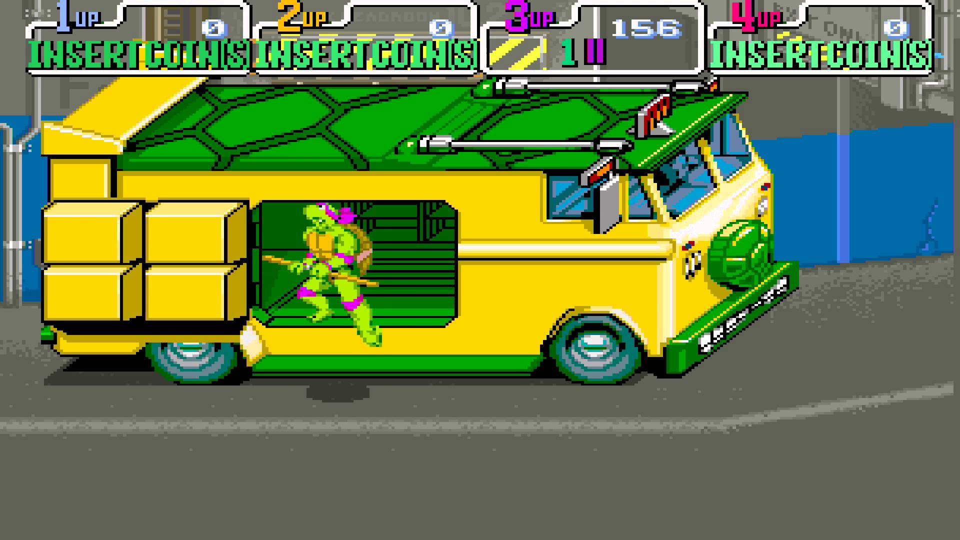 Teenage Mutant Ninja Turtle TMNT Arcade Old School Game
