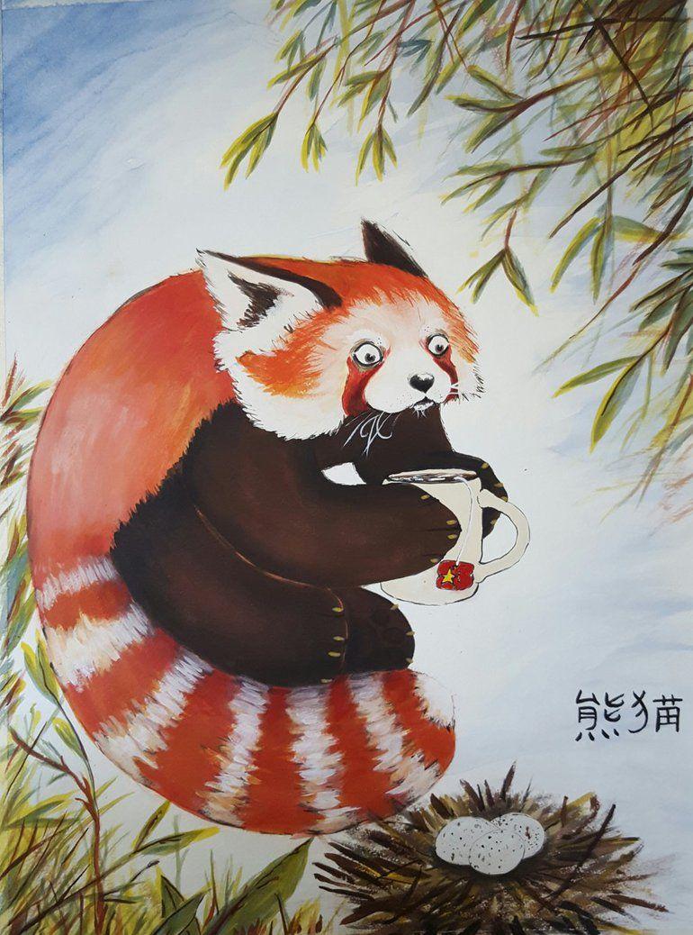Red Panda Drinks Tea once repressed by Communism.