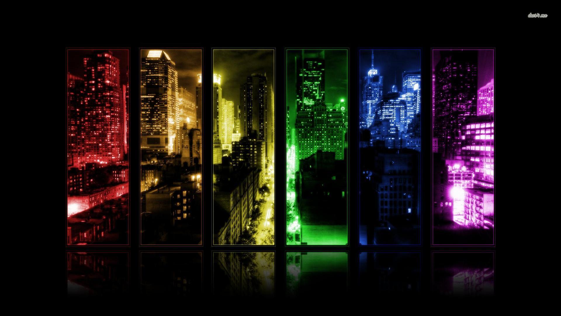 Abstract City Lights HD Wallpaper, Background Image