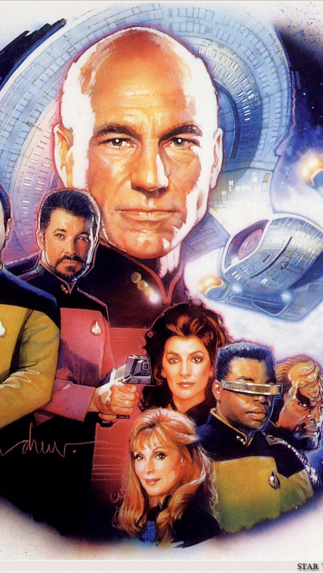 ScreenHeaven: Drew Struzan Jean Luc Picard Star Trek The Next
