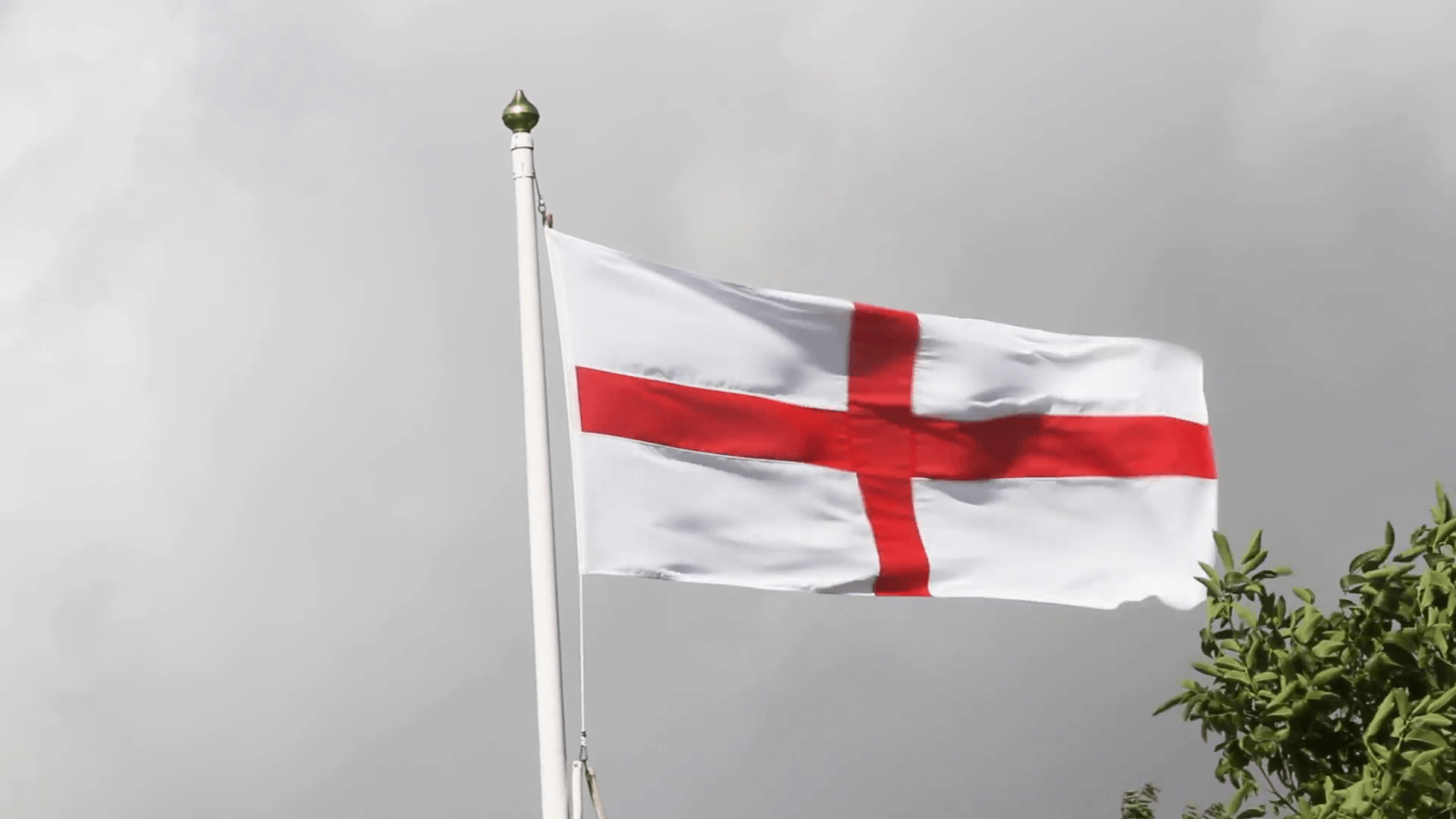 English Flag, the Cross of St George, a red cross on white