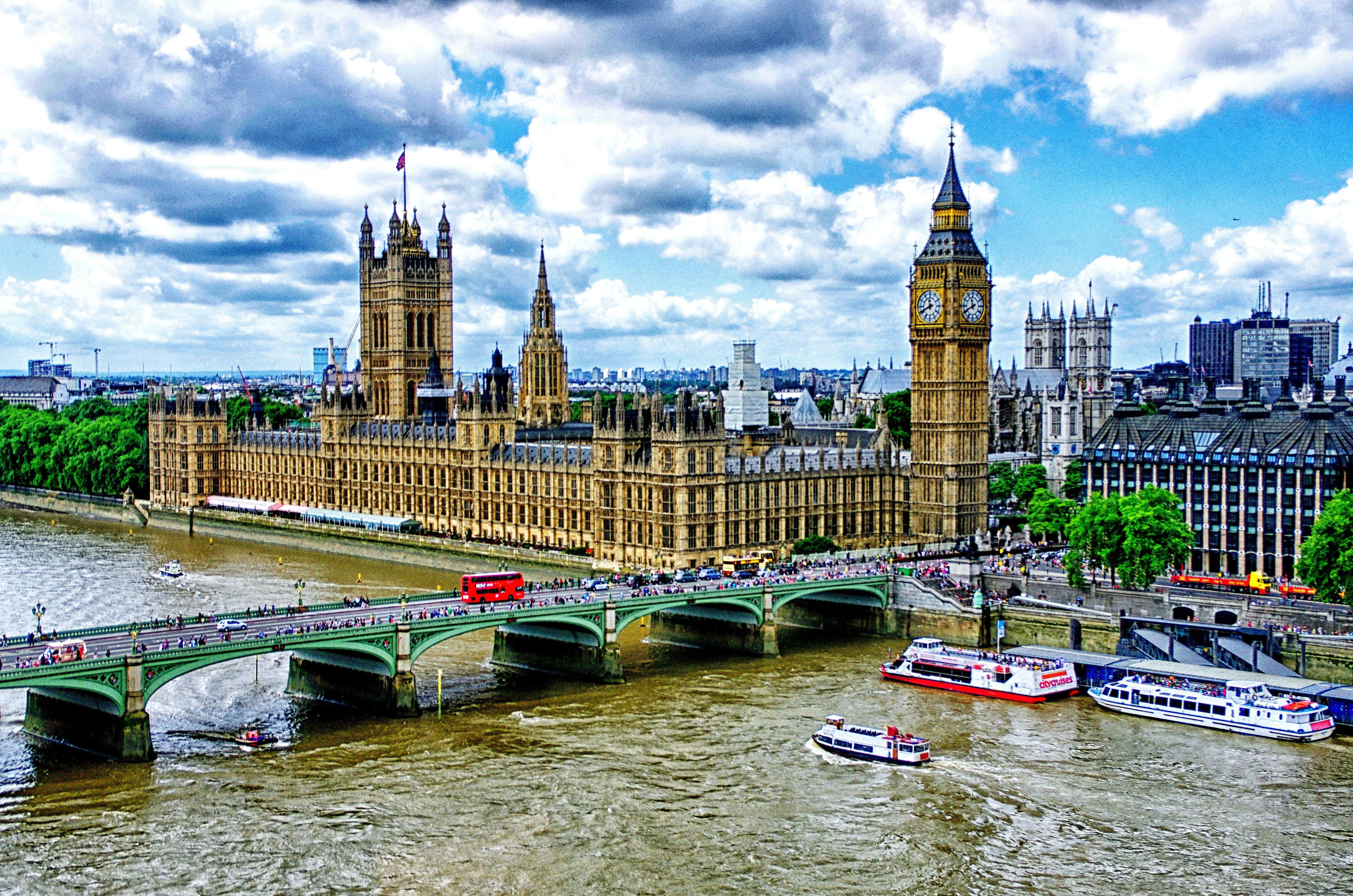 Big Ben, London, Palace Of Westminster, HD 4K Wallpaper