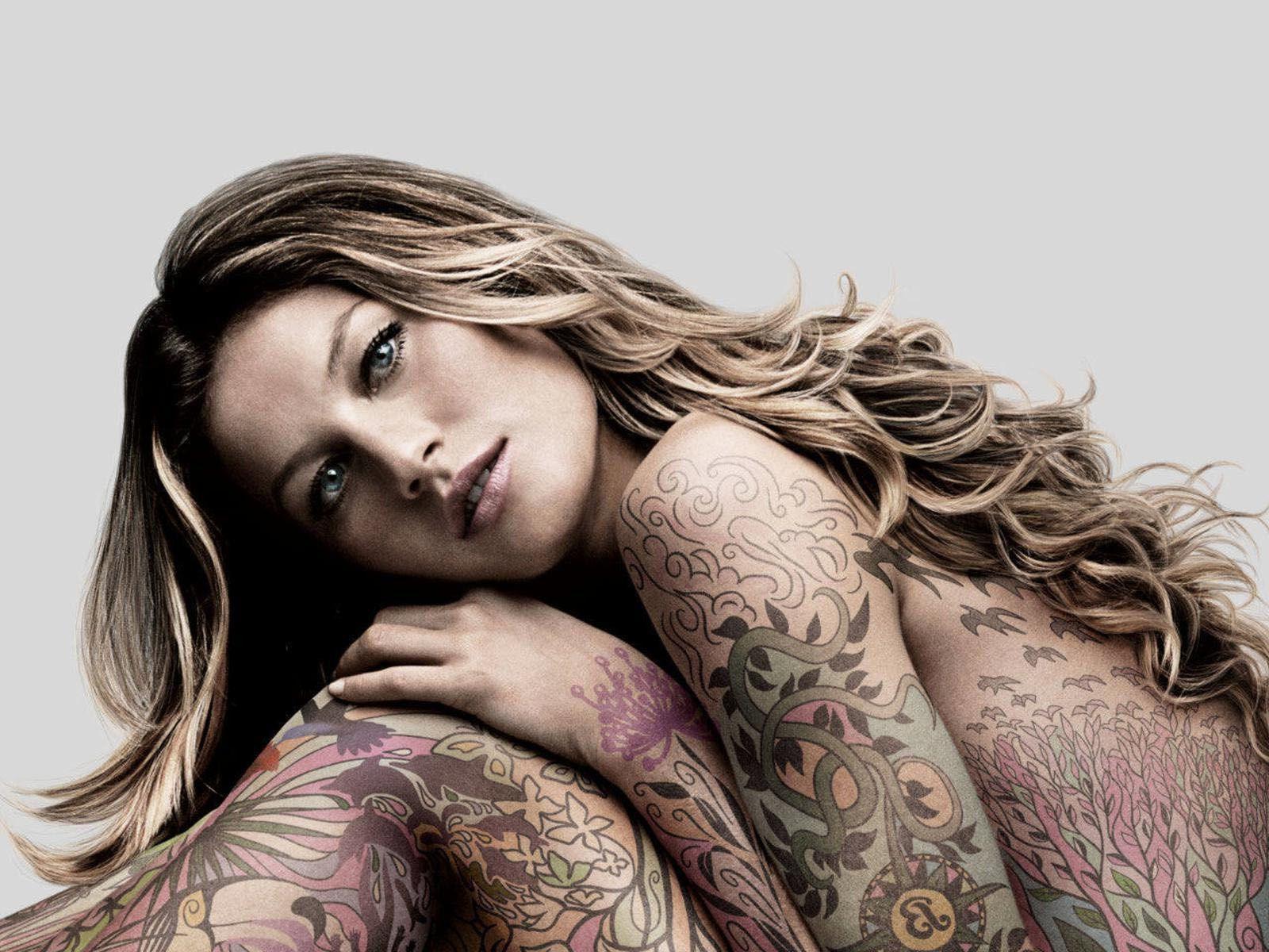 Pretty Girl Full Body Tattoo Wallpaper. Tattoo's. Full