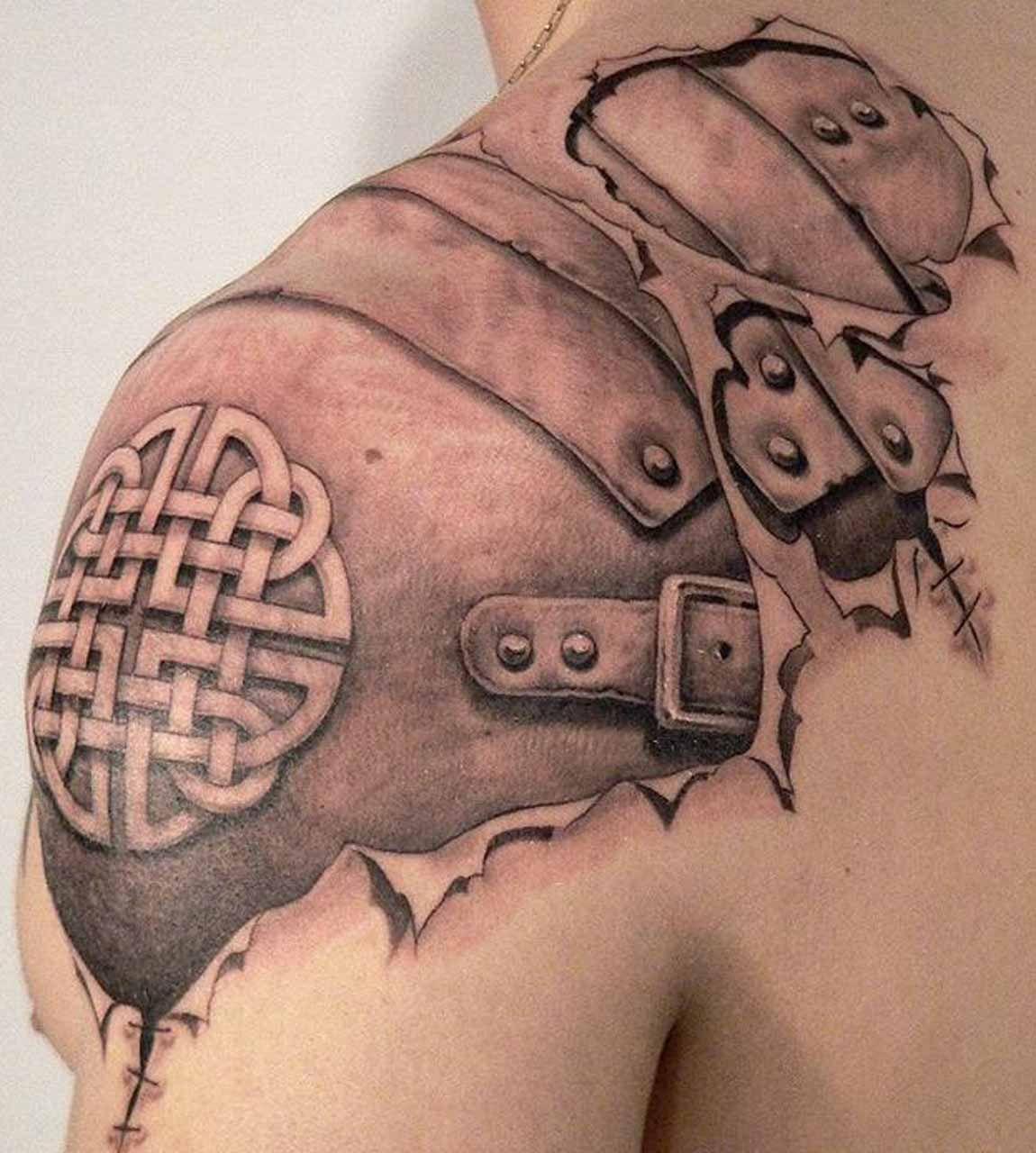 Awesome Celtic Shoulder Tattoo