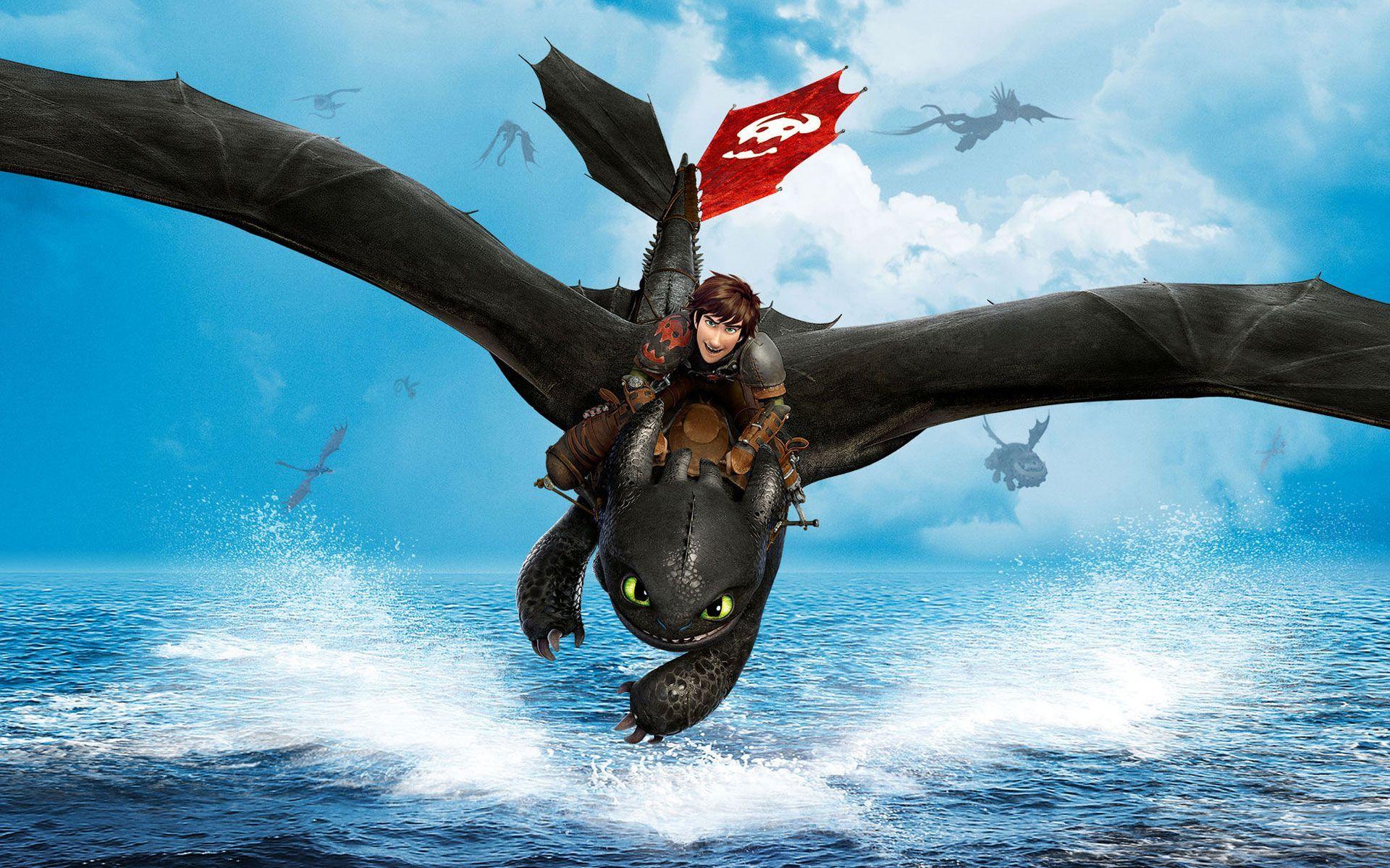 How to train your dragon wallpaper with Hiccup and. Wallpaper 4k