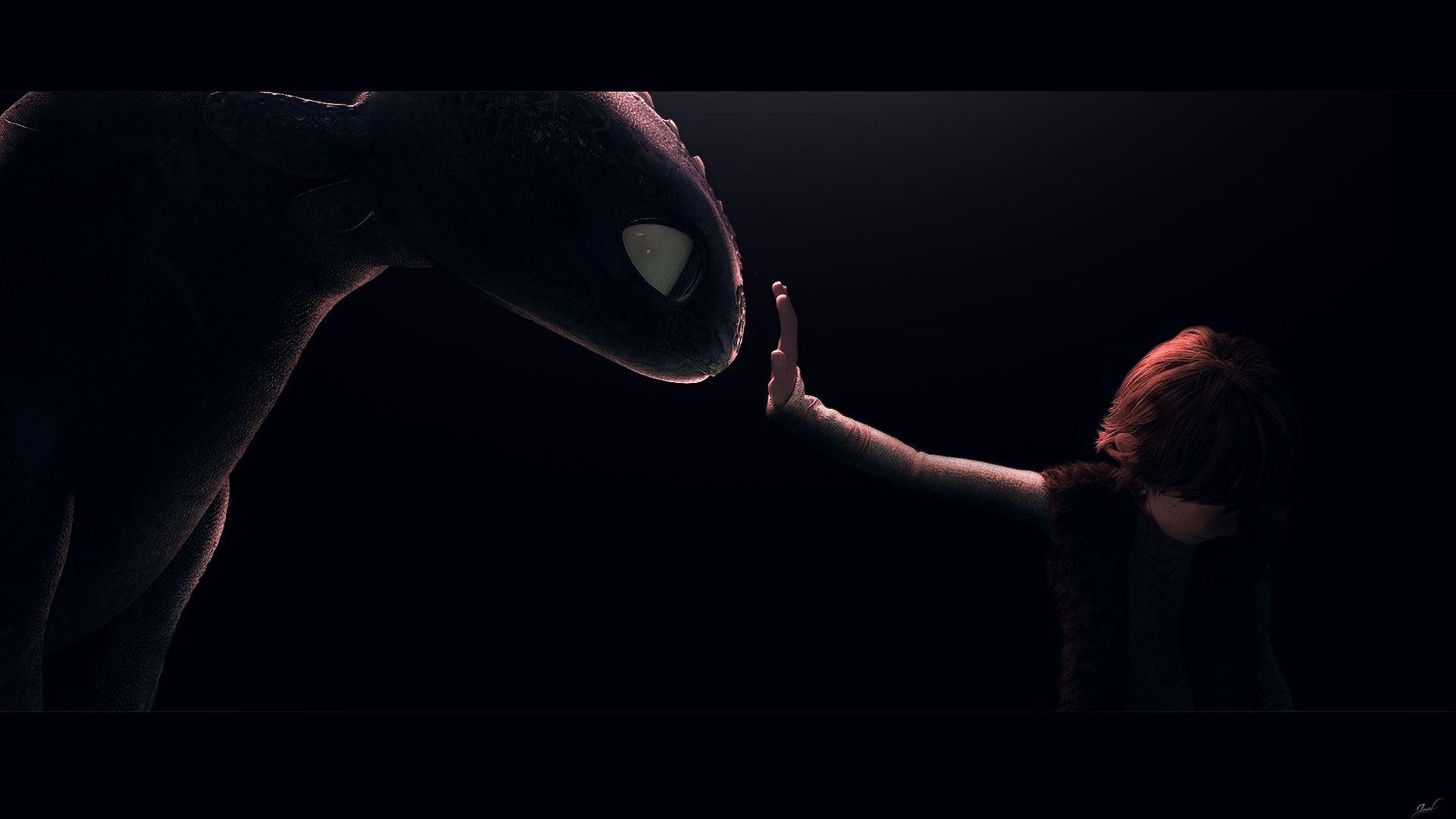 toothless, How to Train Your Dragon, Hiccup wallpaper