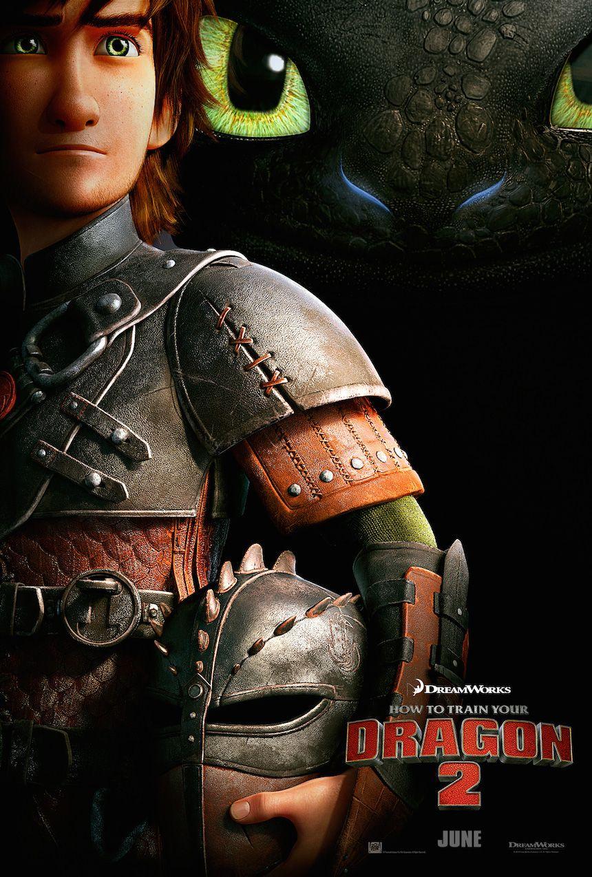 Hiccup and Toothless from How to Train Your Dragon 2 Desktop Wallpaper