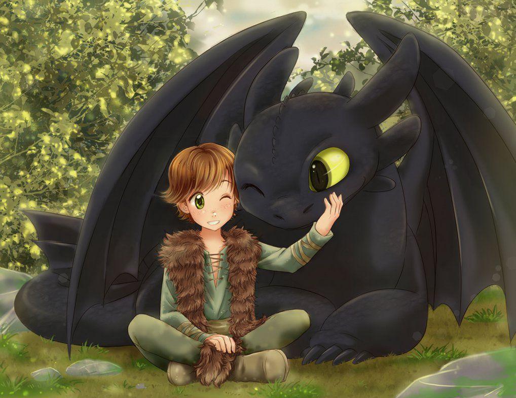 1018x784px Hiccup and Toothless Wallpaper