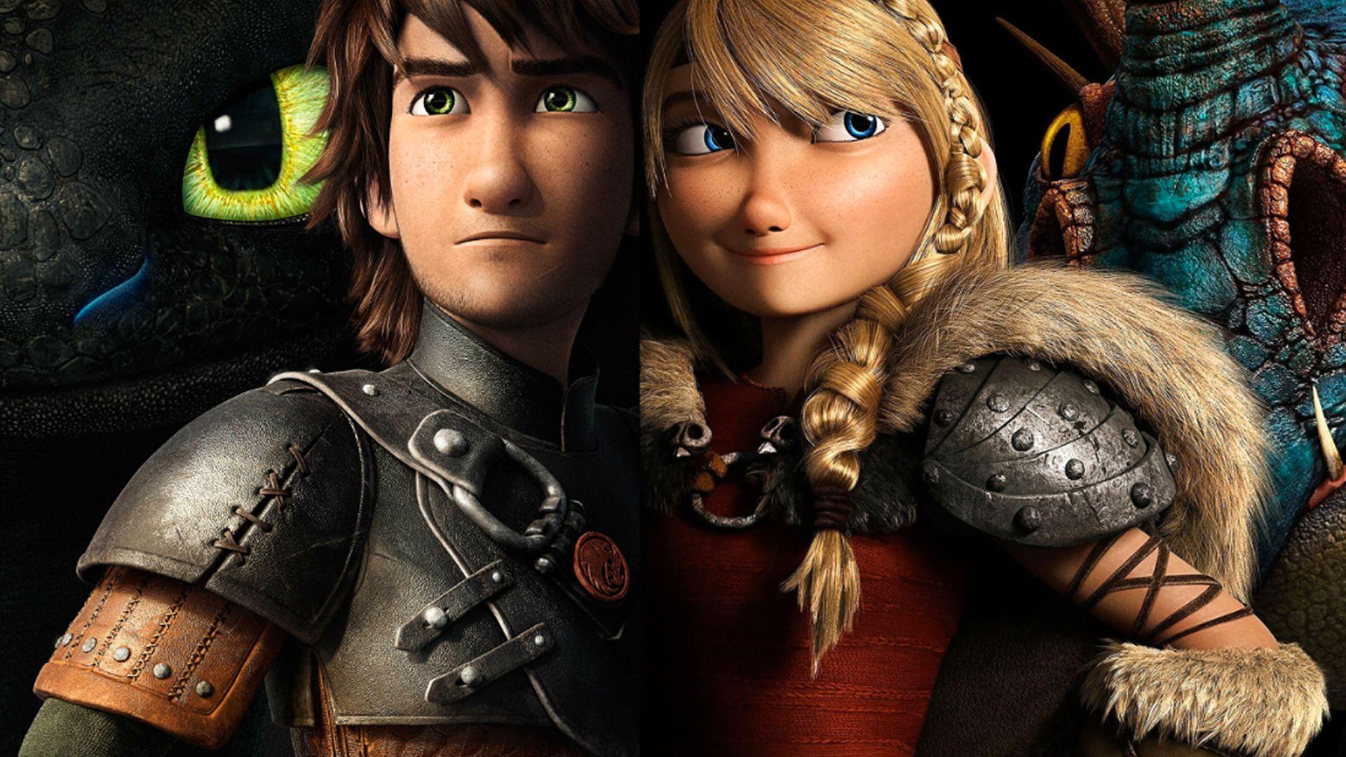 Hiccup and Astrid 0q Wallpaper HD