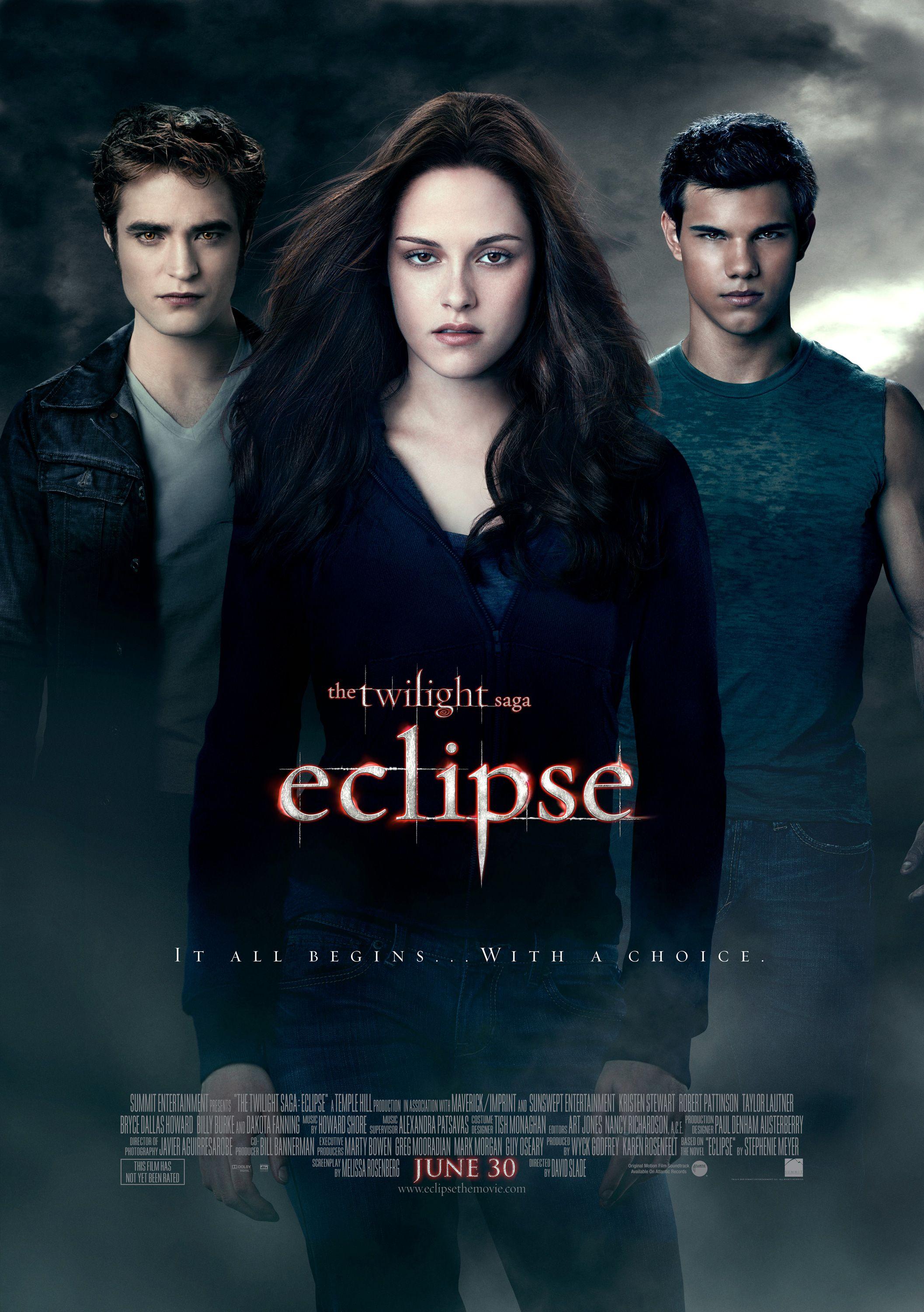 Twilight Saga Eclipse Movie Poster Desktop Wallpaper