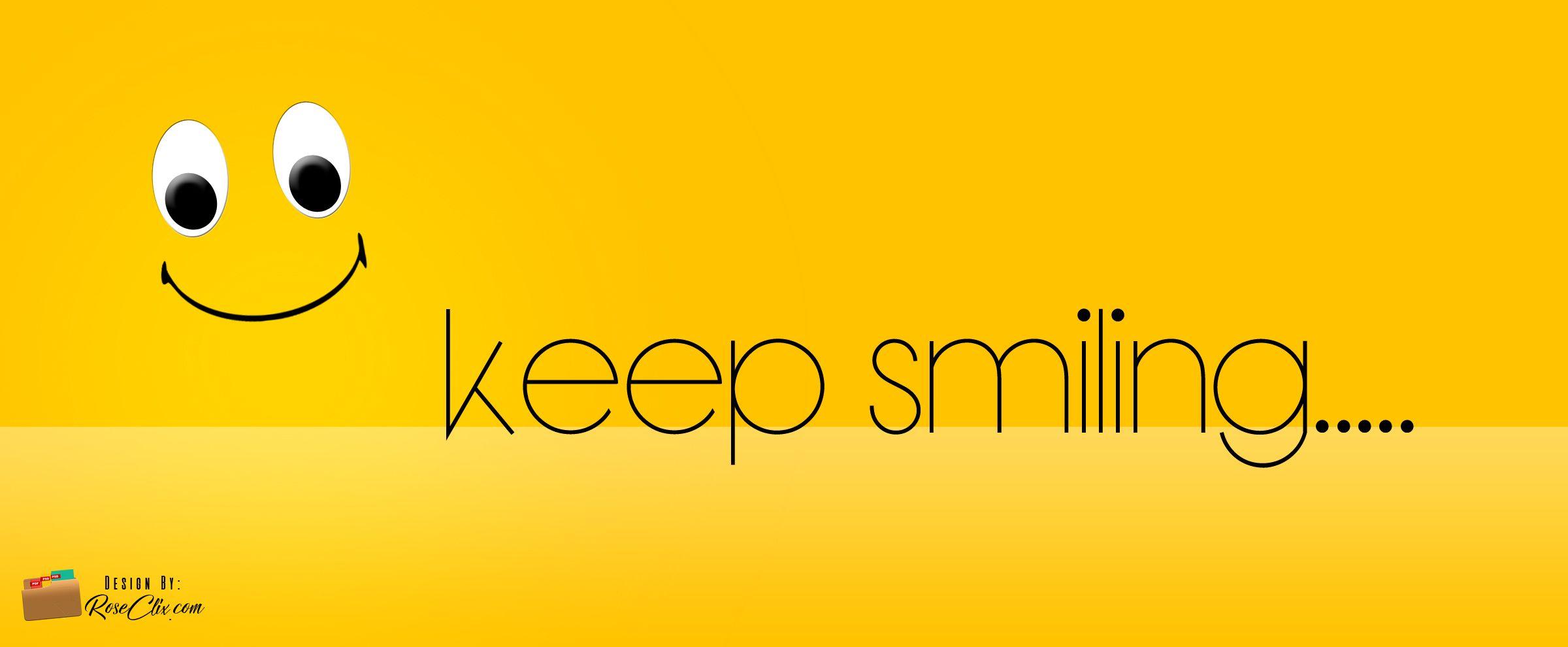Keep Smiling Free Fb Cover Design Timeline