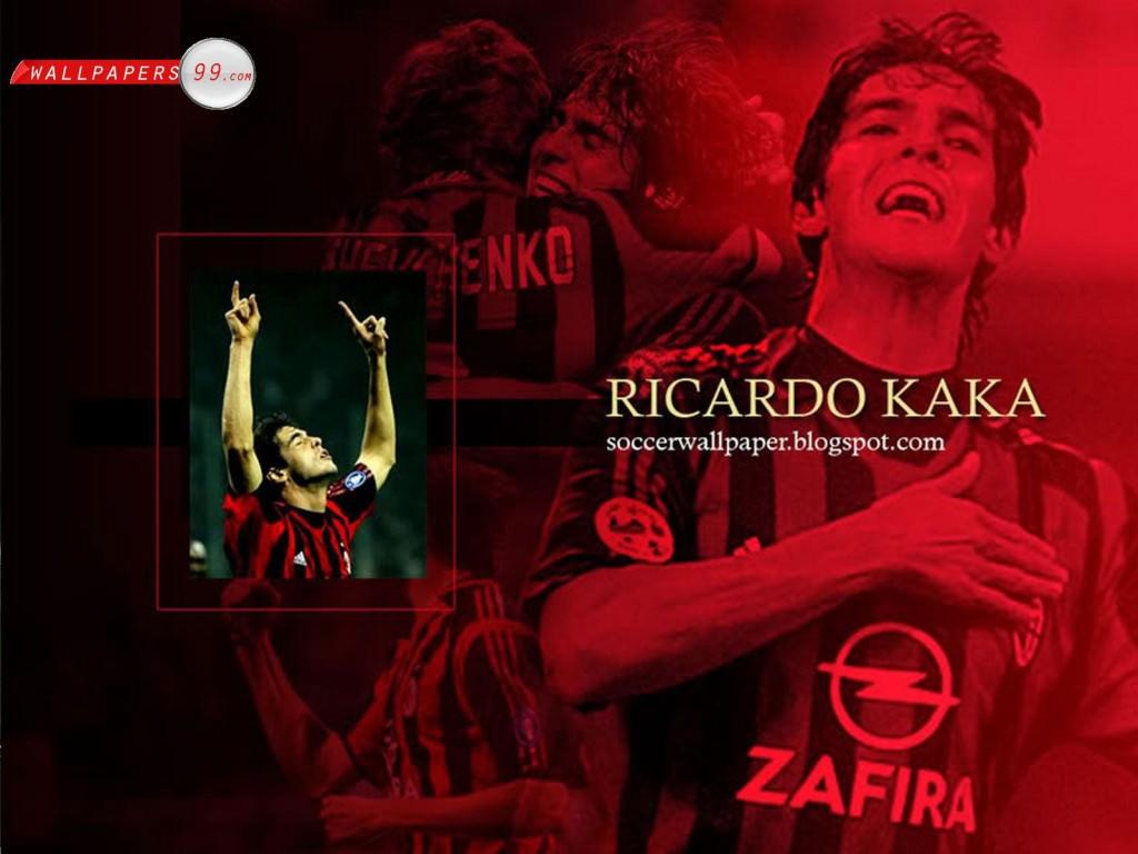 Ricardo Kaka in AC Milan 1024×768 HD Wallpaper Desktop PC