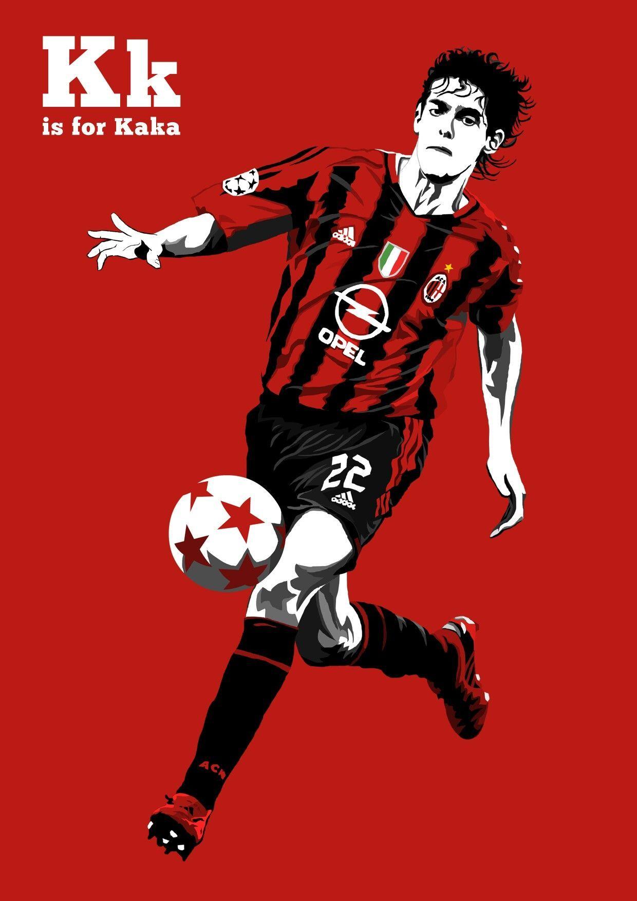 Kaka of AC Milan & Brazil wallpaper. football⚽. Ac
