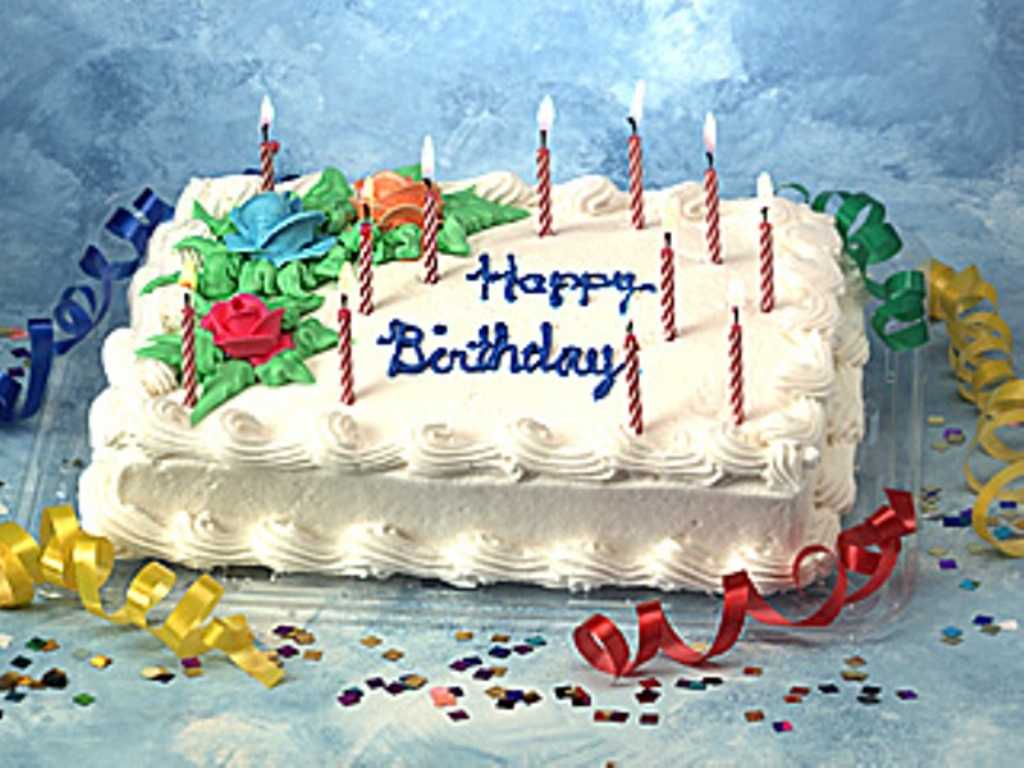 Happy Birthday Cake Wallpaper