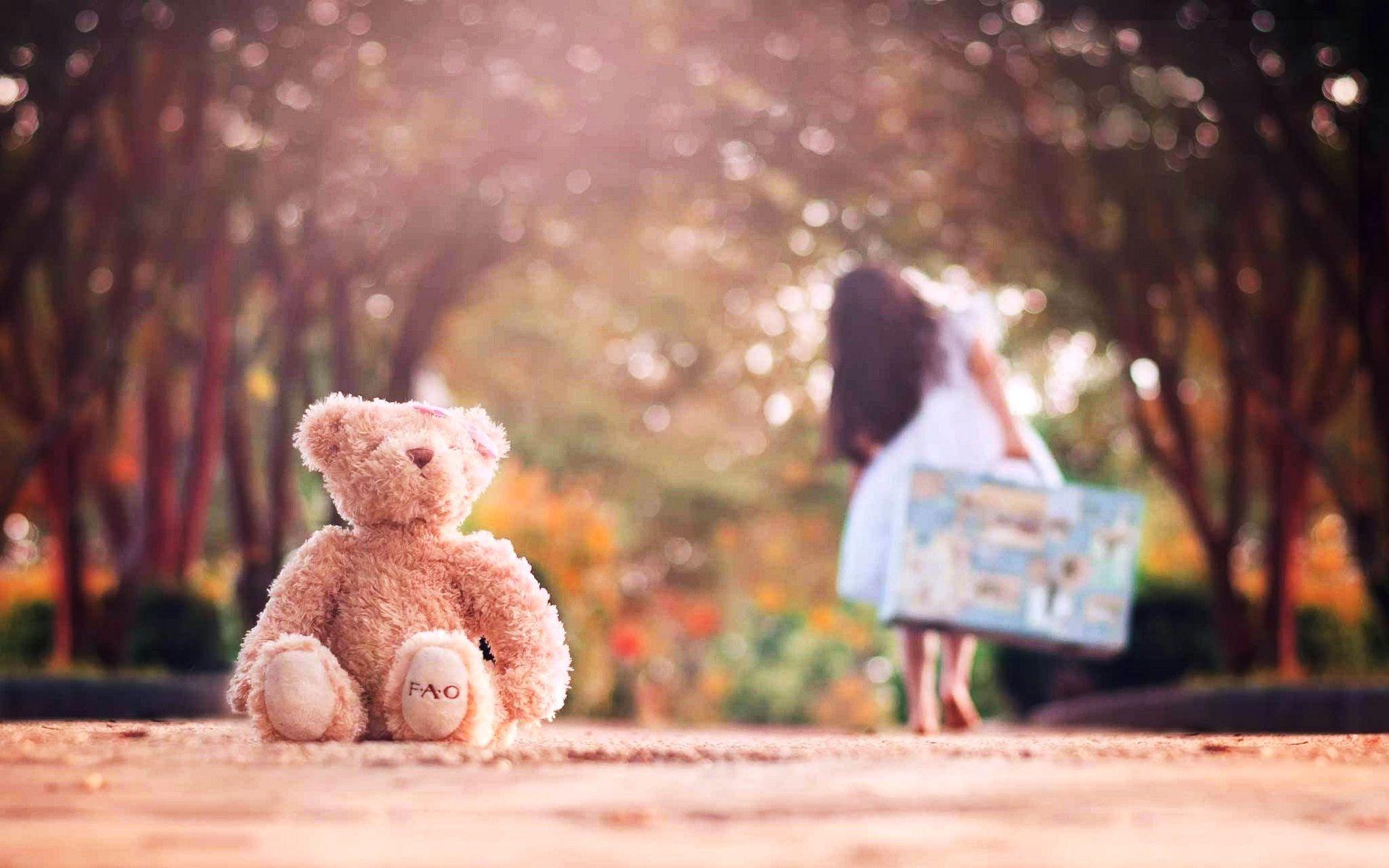 I miss you so much lonely teddy HD wallpaperNew HD wallpaper