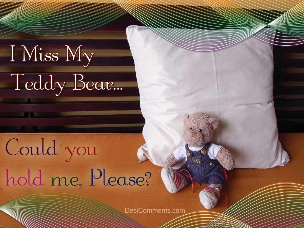 I Miss My Teddy Bear